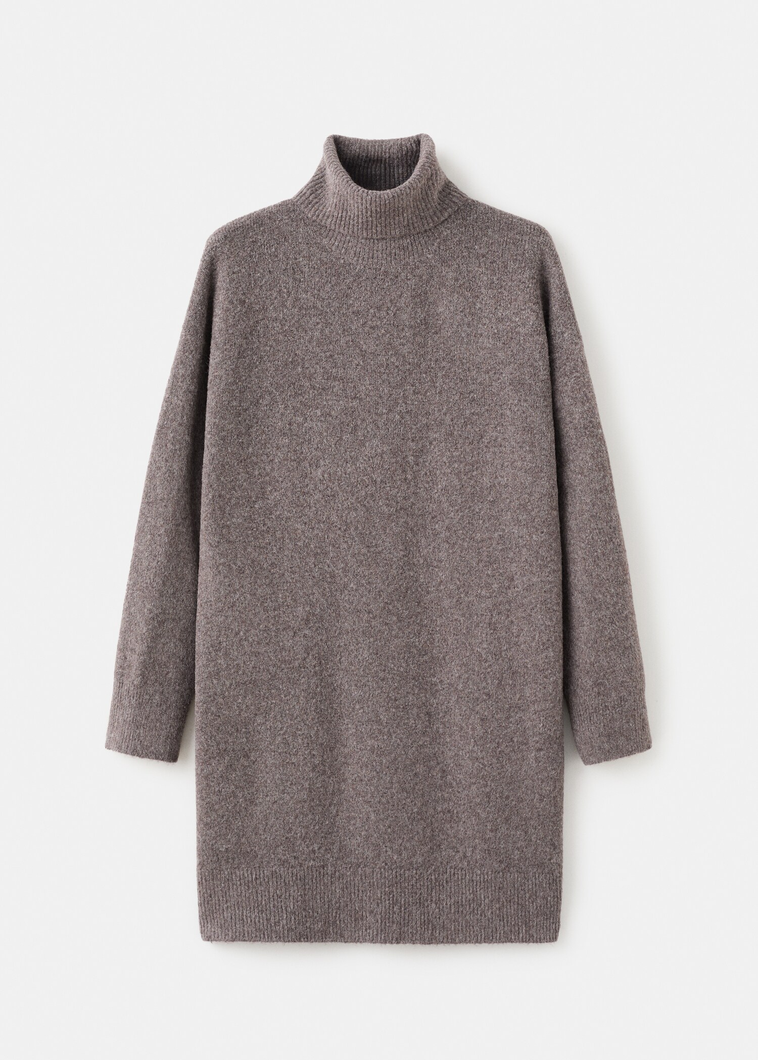 Knitted turtleneck dress - Article without model