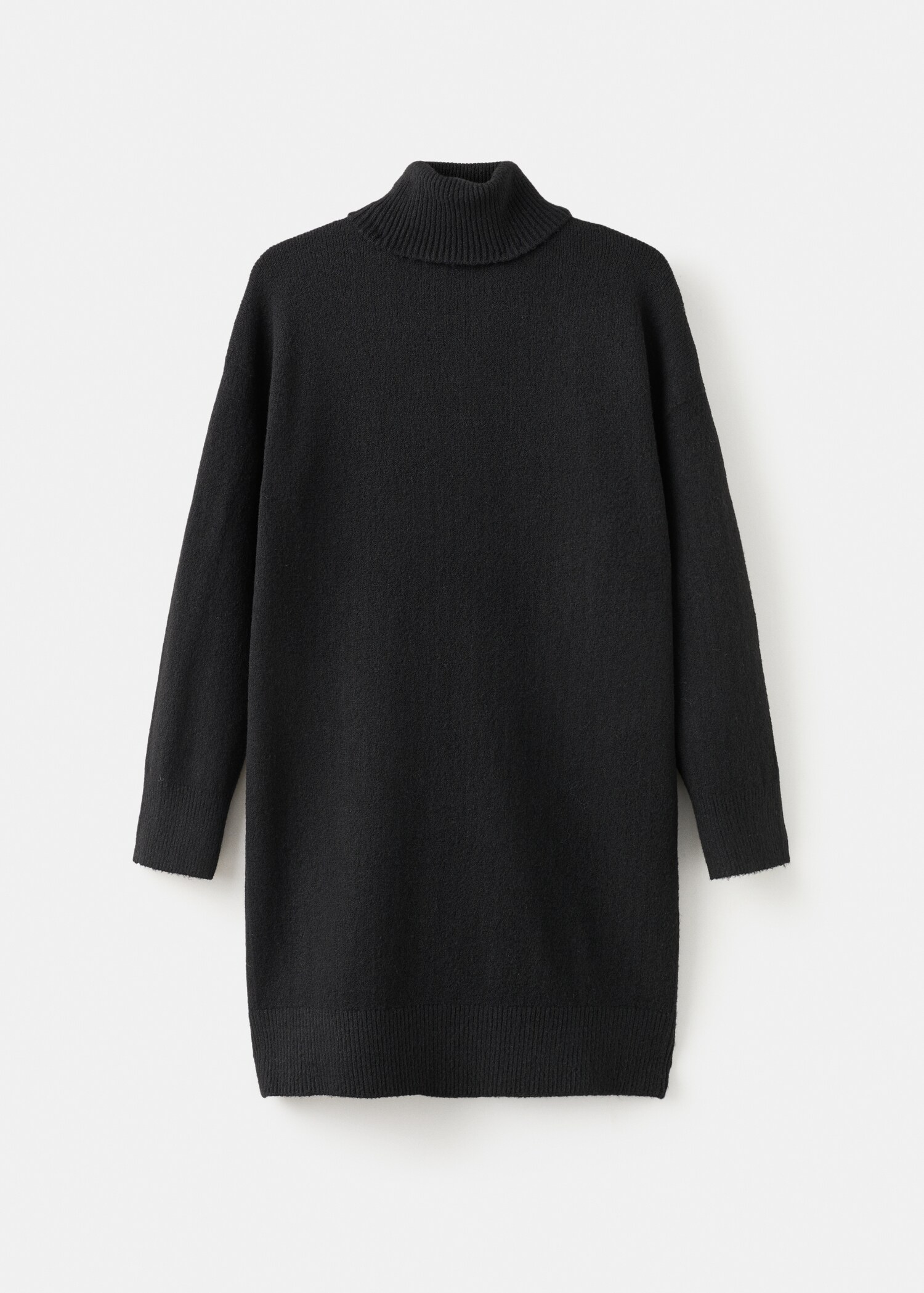 Knitted turtleneck dress - Article without model