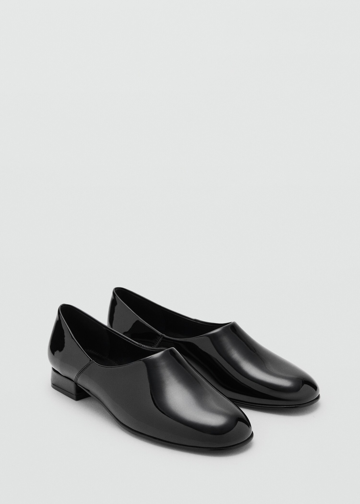 Patent leather flat shoe - Medium plane