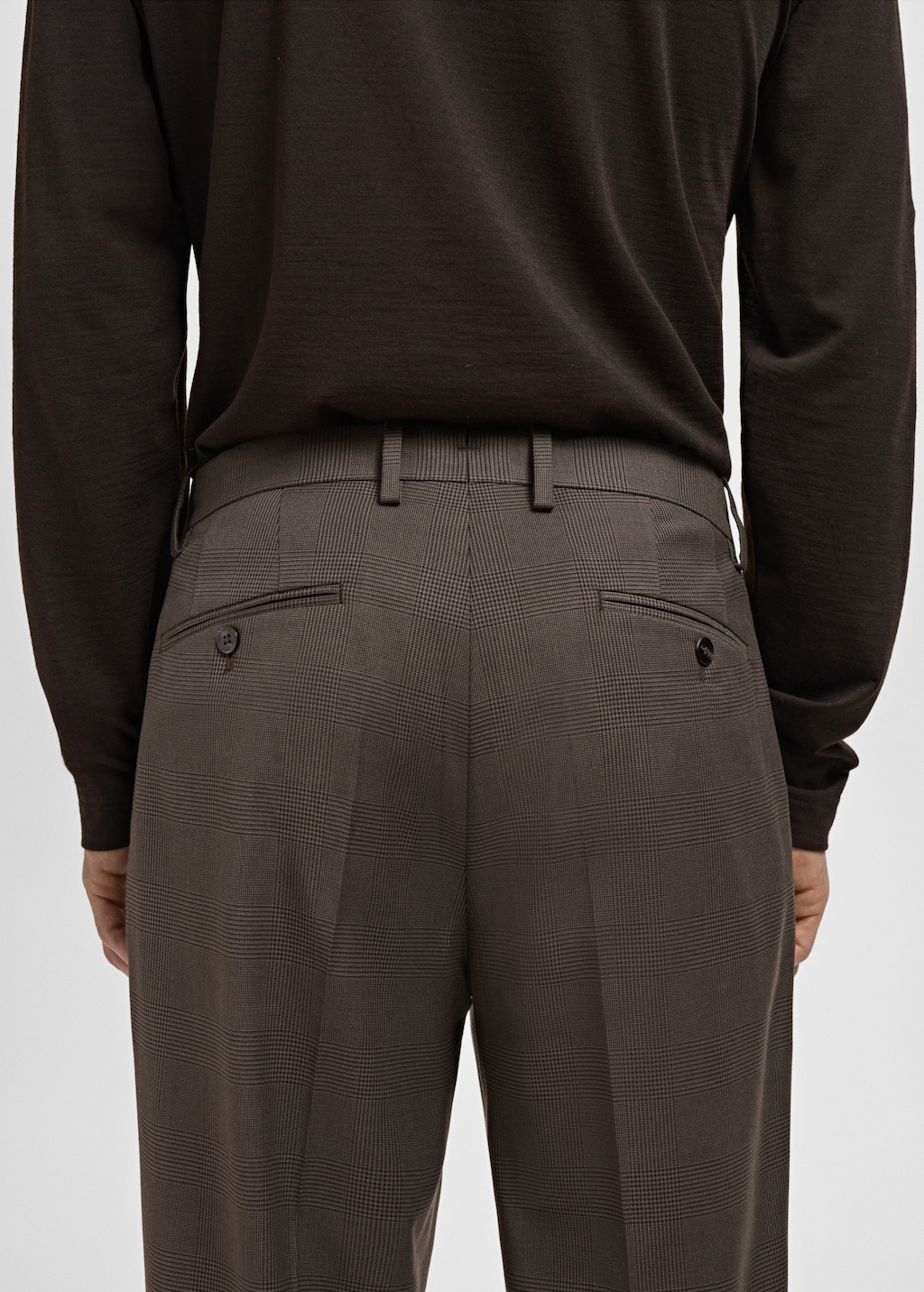 Milan slim-fit suit pants