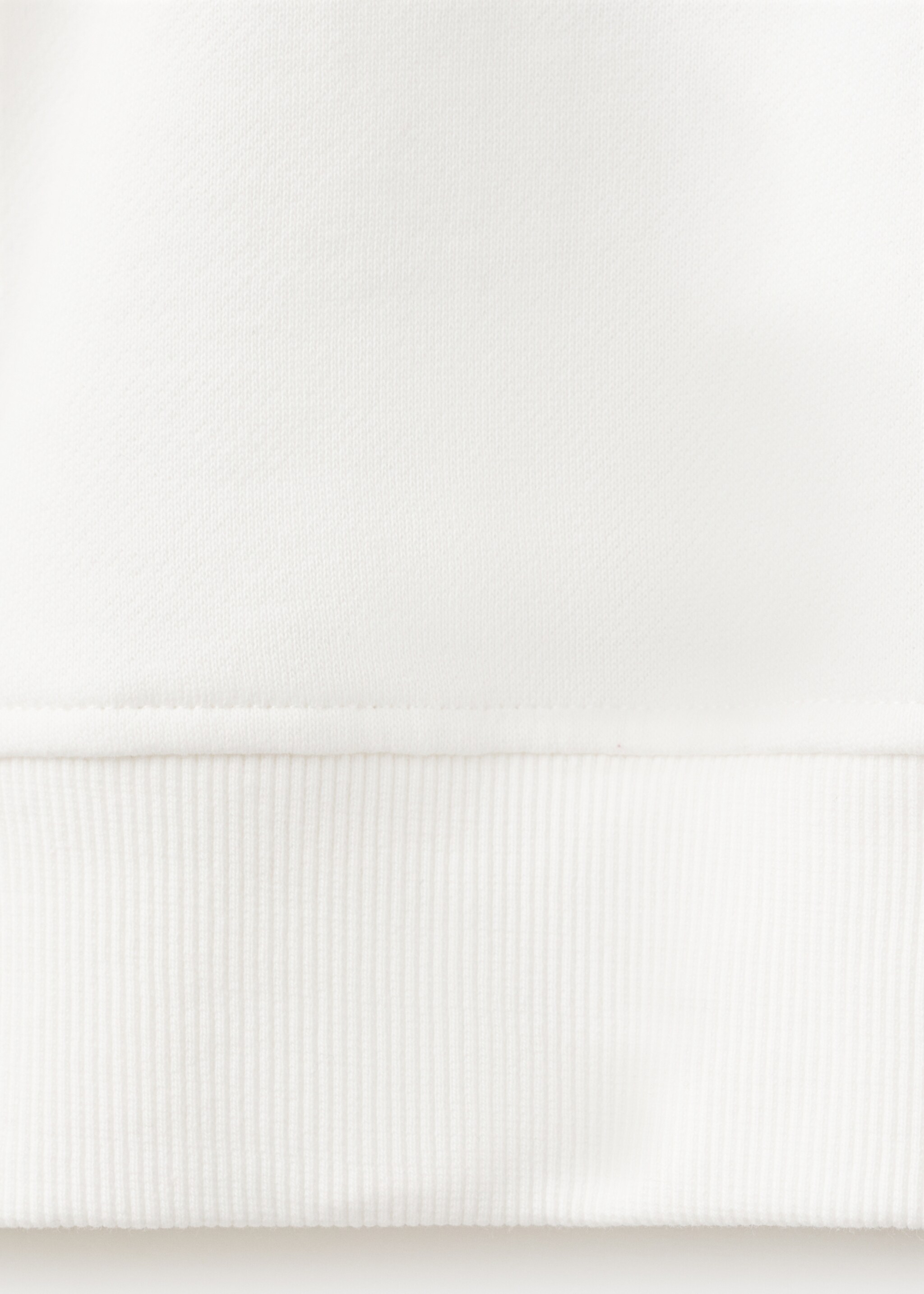 Printed cotton sweatshirt - Details of the article 0, Off White. Ref: 27081221-00.