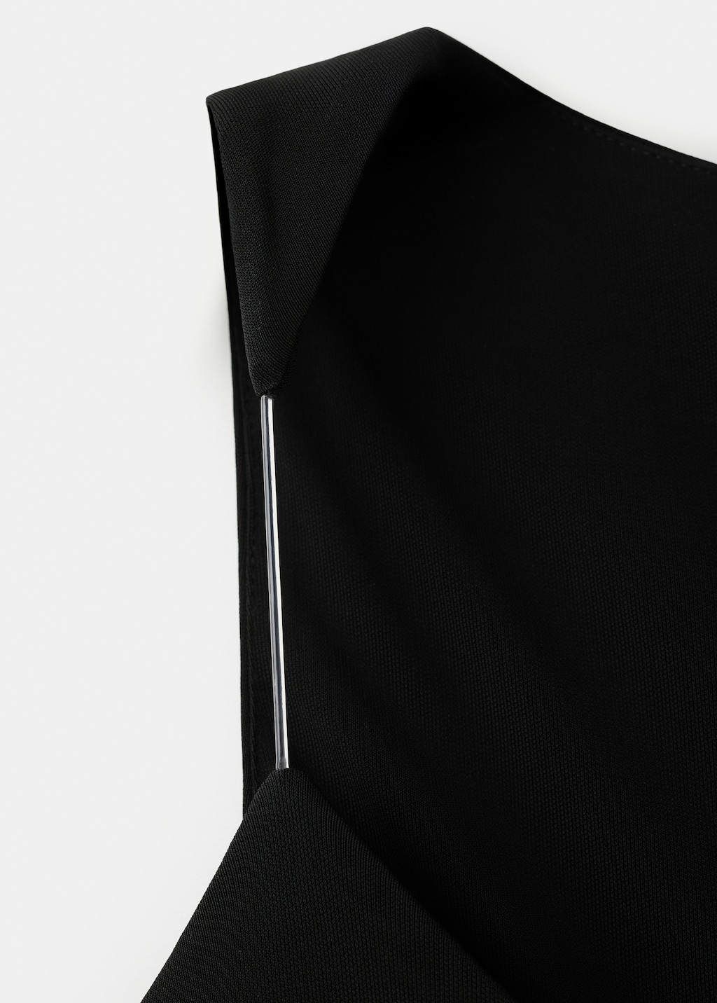 Mango Fitted dress with transparent straps