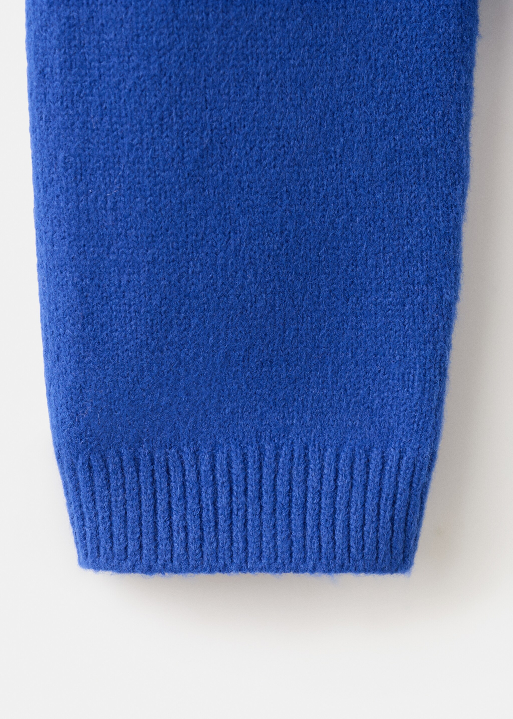 Turtleneck knitted sweater - Details of the article 0, Vibrant blue. Ref: 27081223-00.