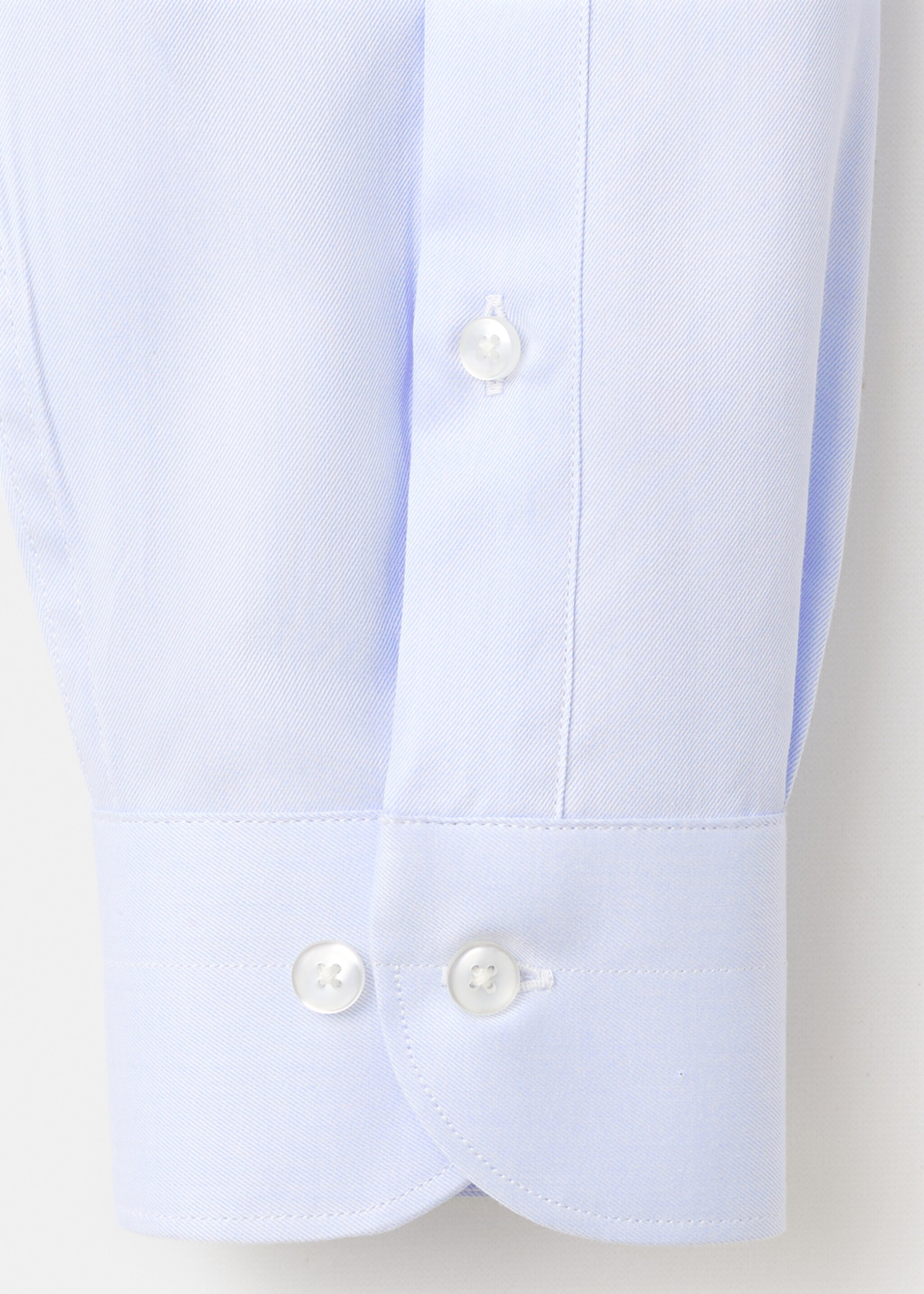 Chemise de costume slim fit en tissu twill - Détail de l'article 0, Bleu ciel. Ref: 27081229-00.