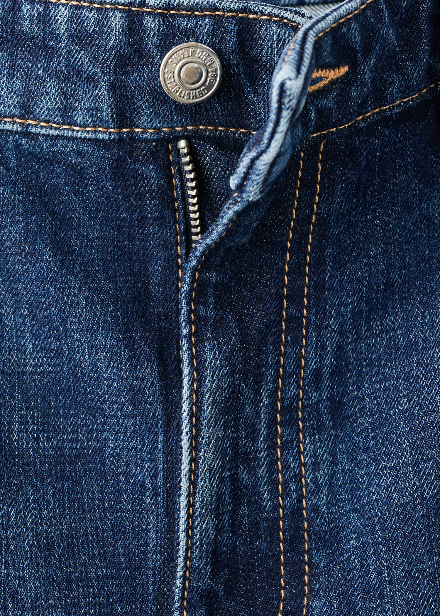 Low-rise wide-leg jeans - Details of the article 8