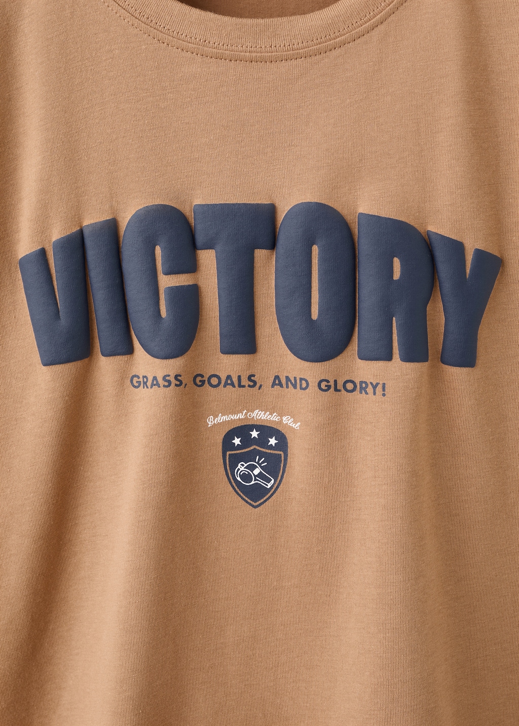 Printed cotton-blend T-shirt