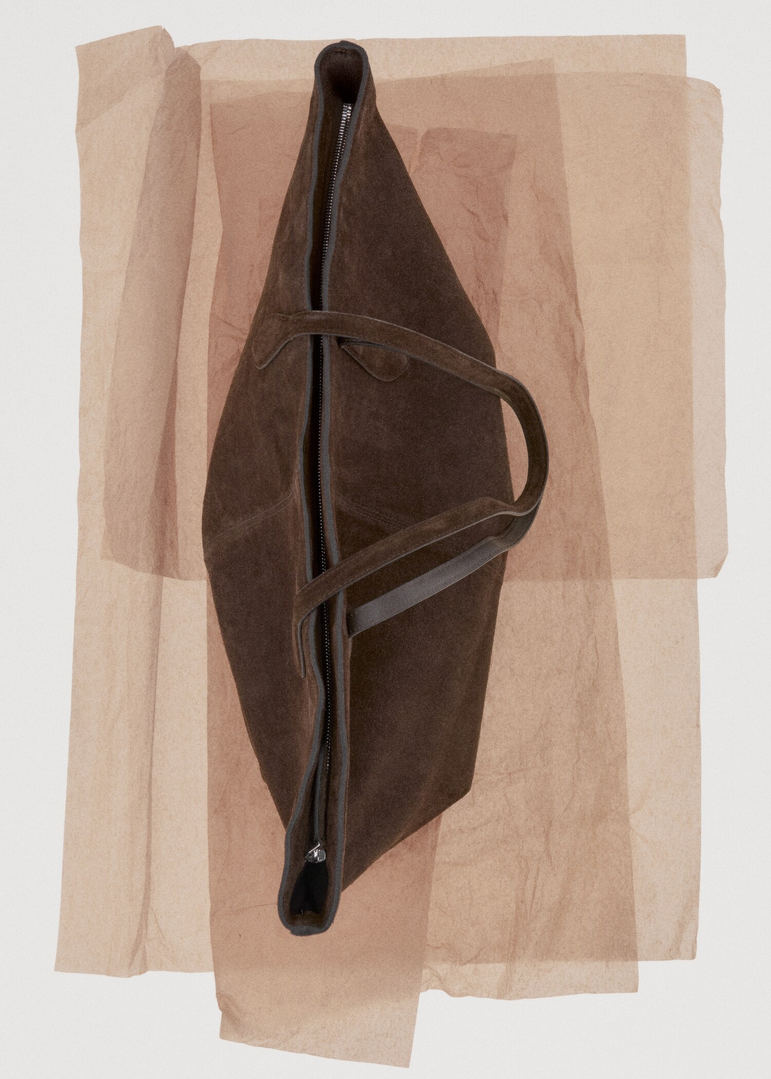 Suede shopper bag - Details of the article 7