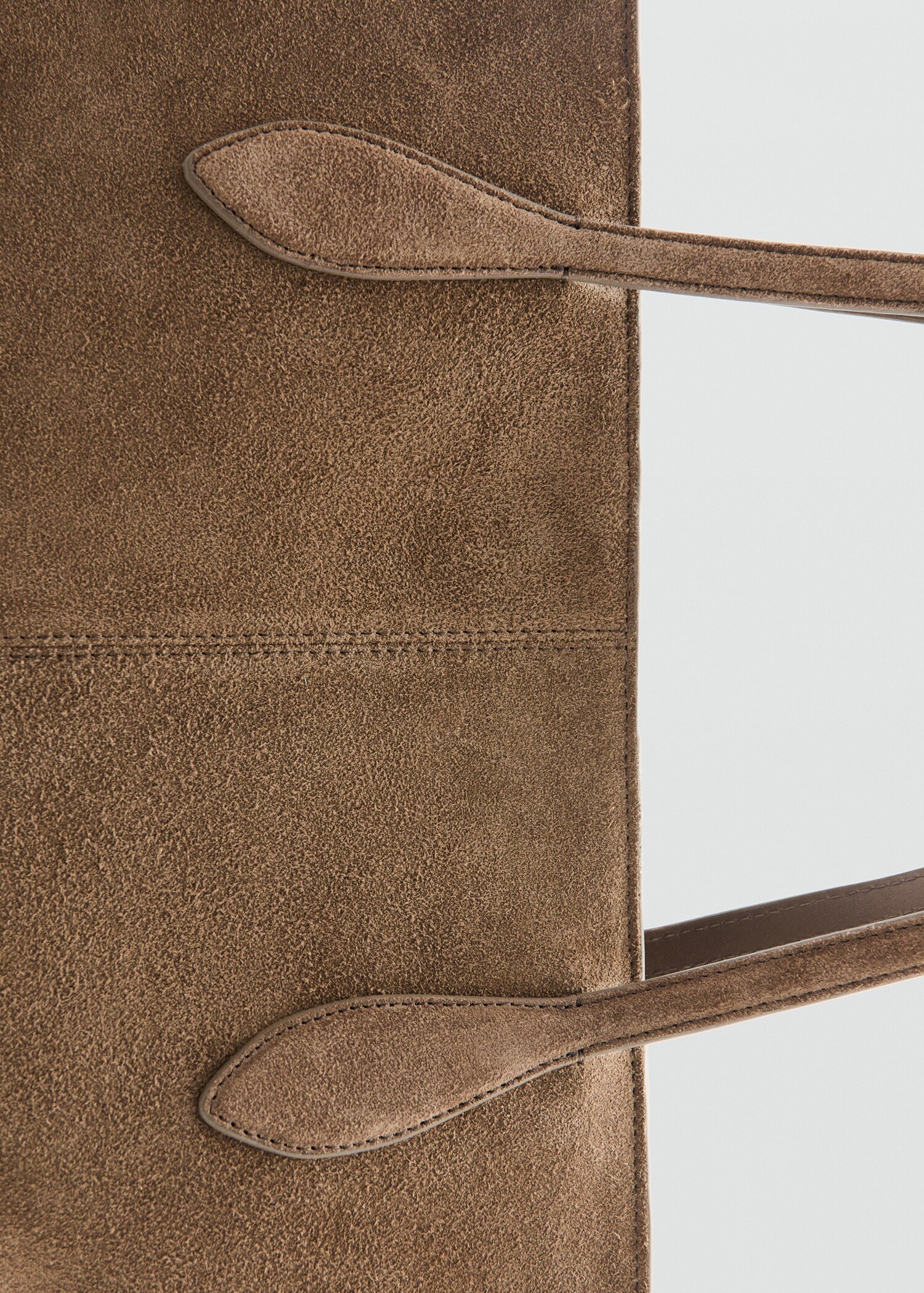 Suede shopper bag - Details of the article 1