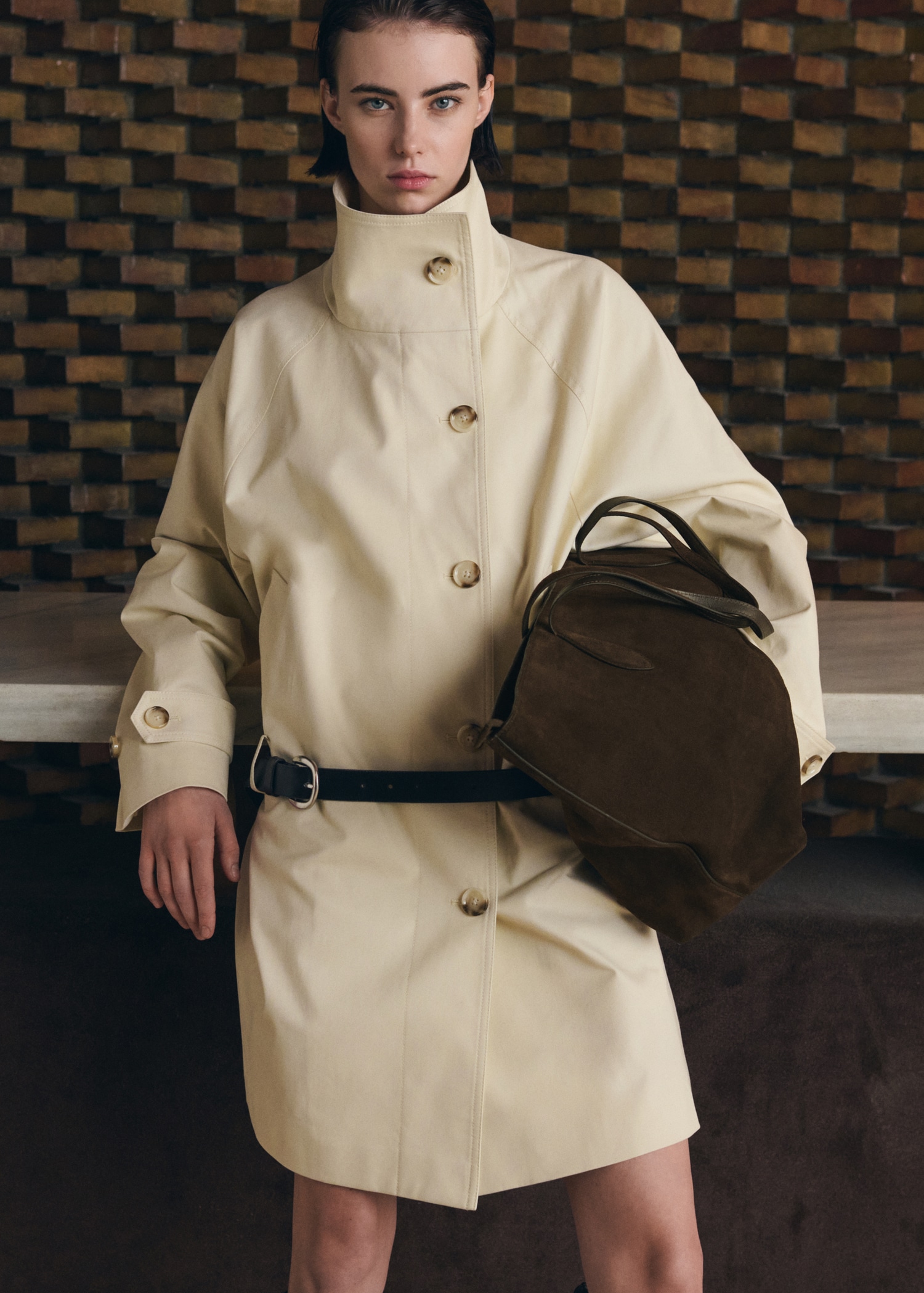 Suede shopper bag - Details of the article 9