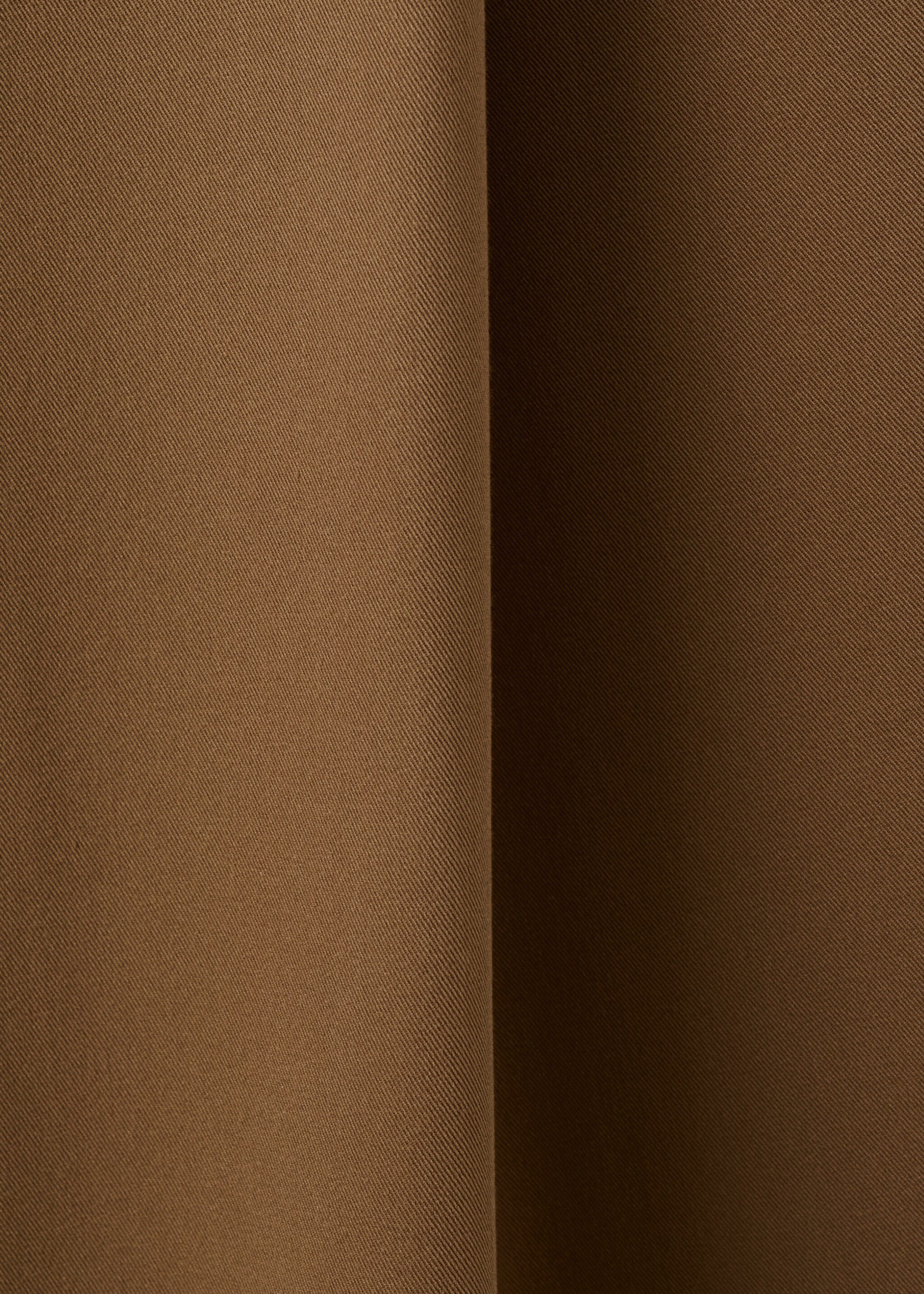 Pleated wide leg trousers - Details of the article 0, Medium Brown. Ref: 27081234-00.