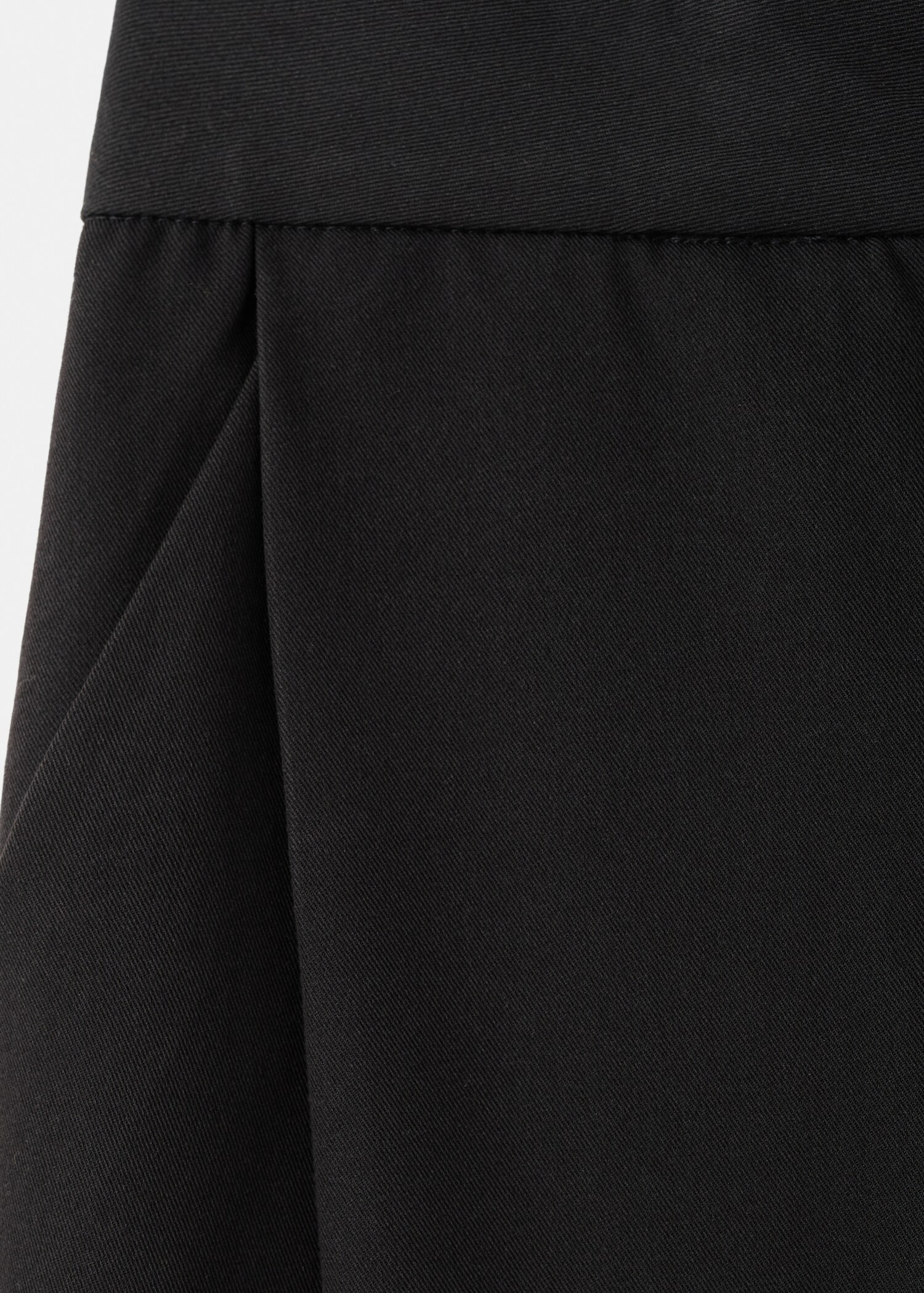 Pleated wide leg trousers - Details of the article 0