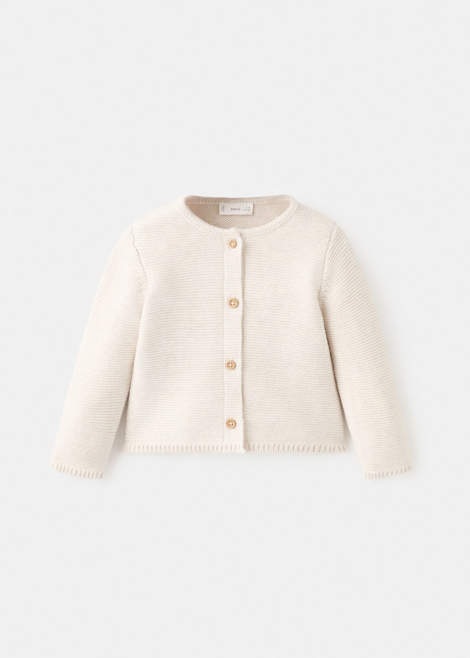 Knitted button cardigan - Article without model