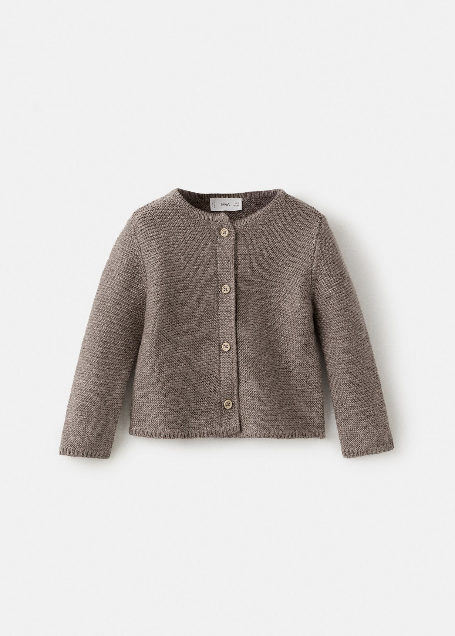 Knitted button cardigan - Article without model