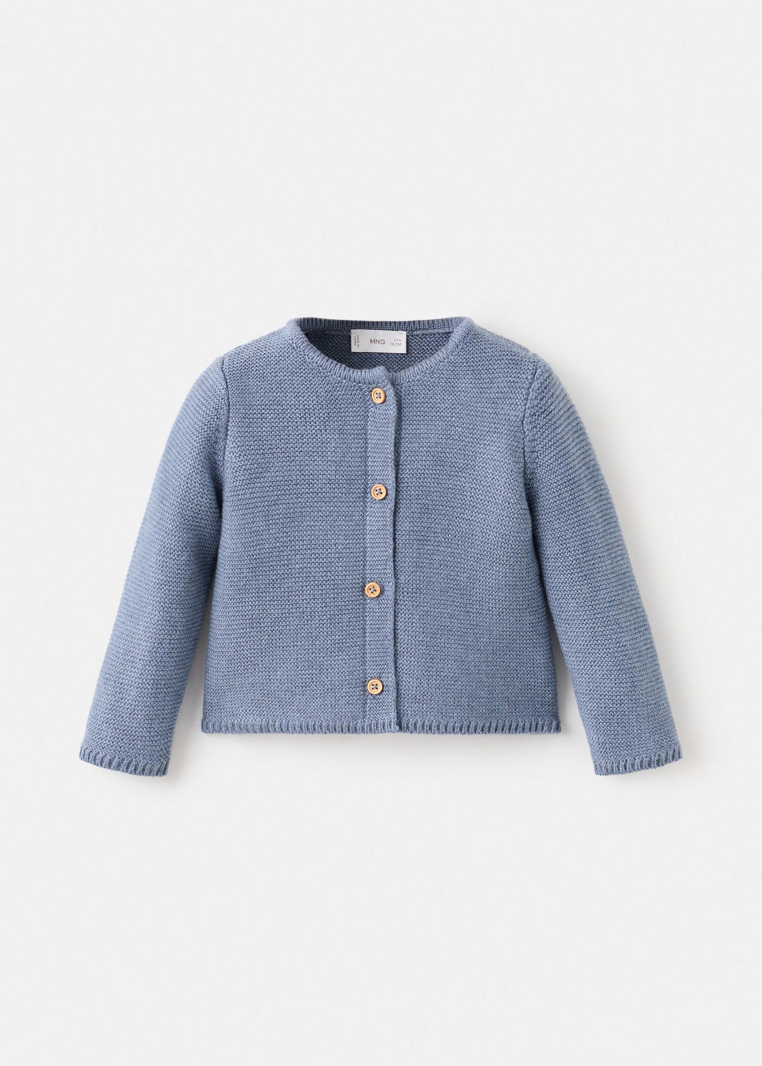 Knitted button cardigan - Article without model