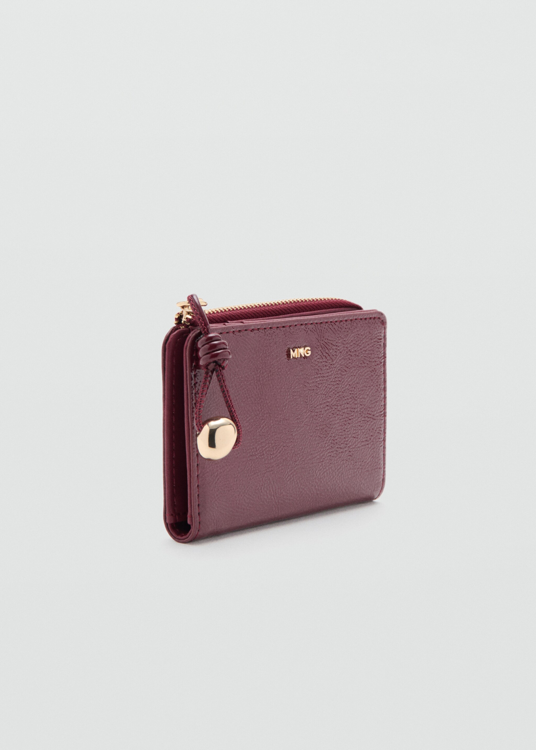 Mini-bead small purse - Medium plane, Burgundy. Ref: 27081236-00.