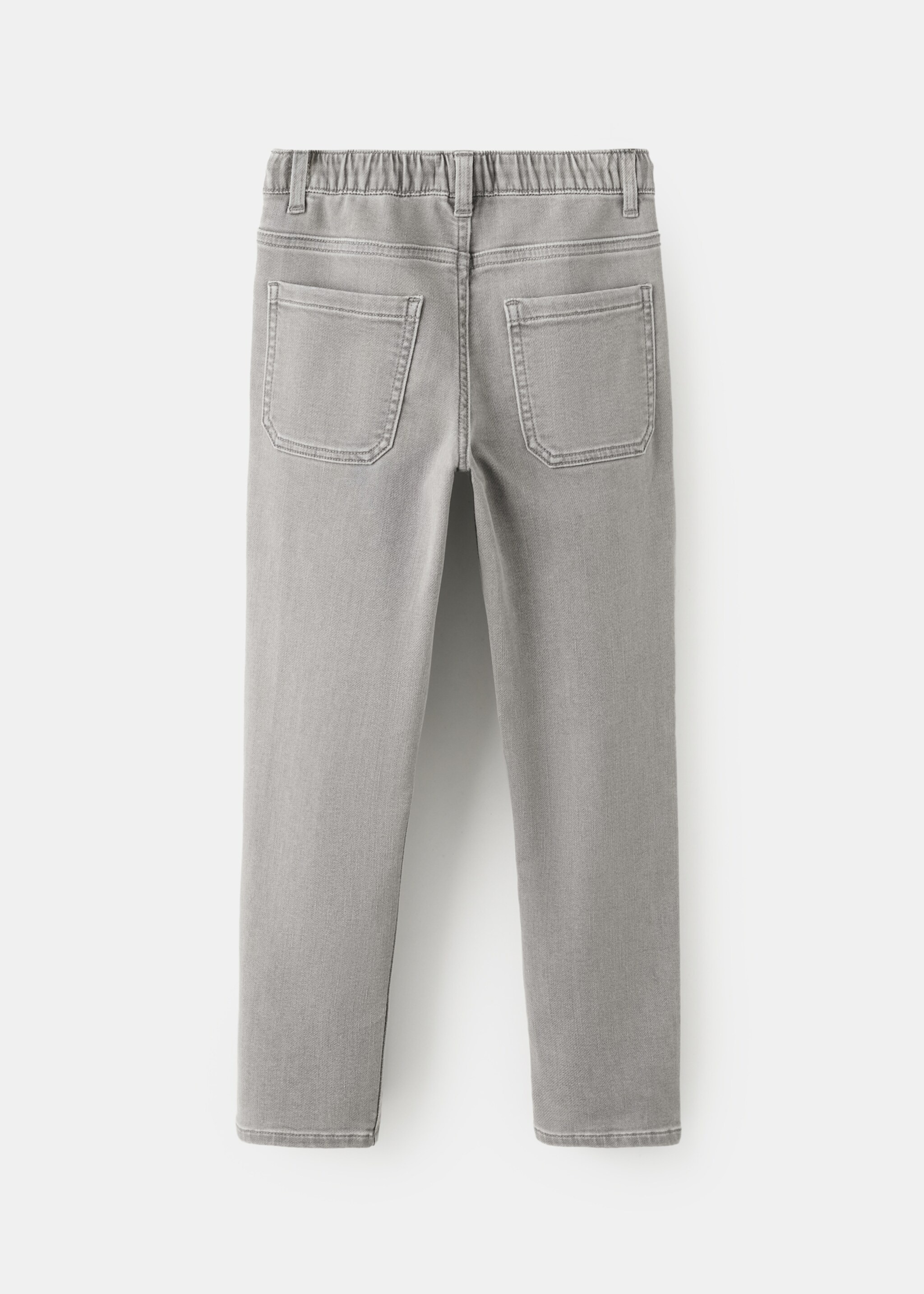 Jean comfy cordon - Verso de l’article, Gris denim. Ref: 27081240-00.