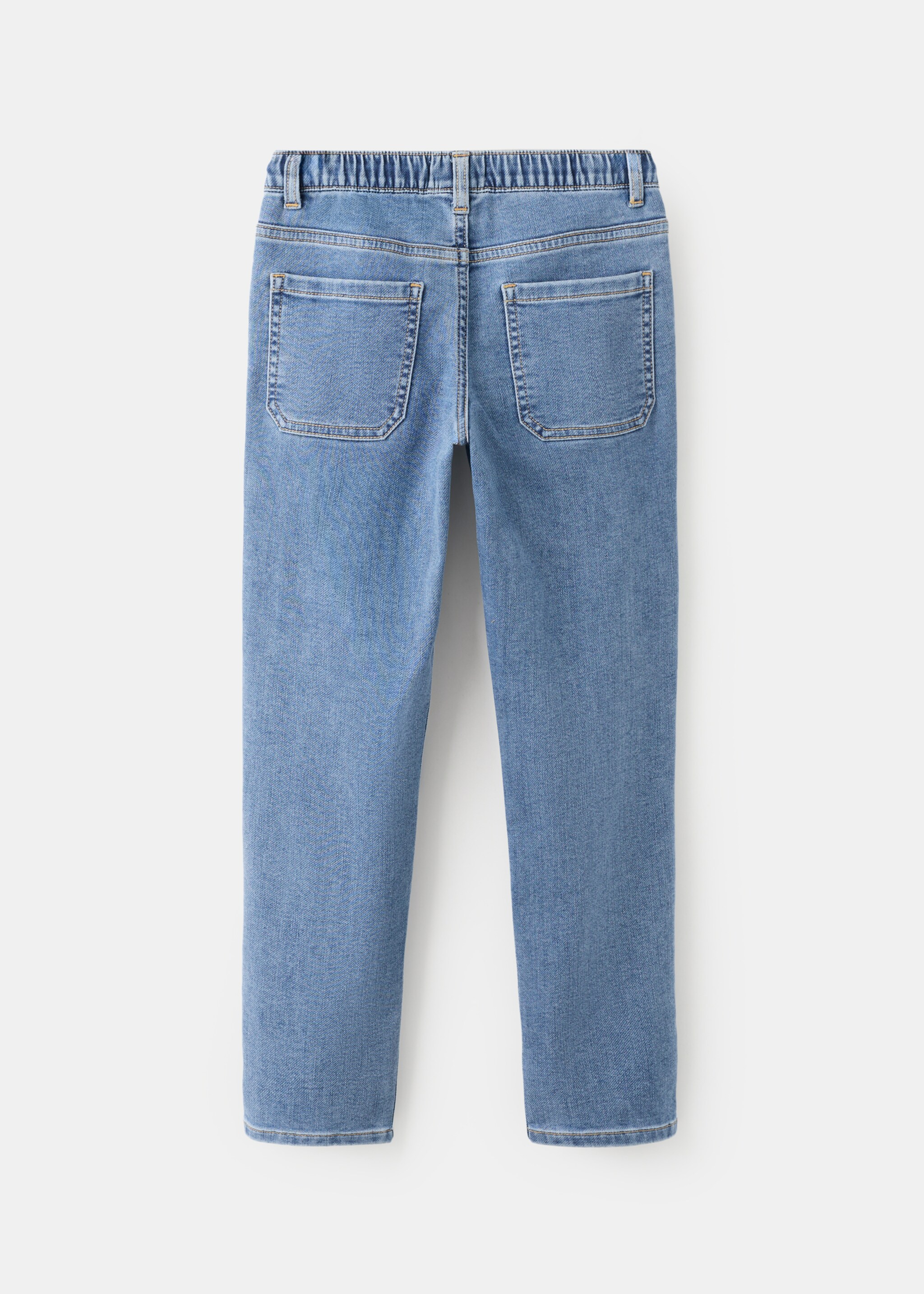 Jean comfy cordon - Verso de l’article, Bleu moyen. Ref: 27081240-00.