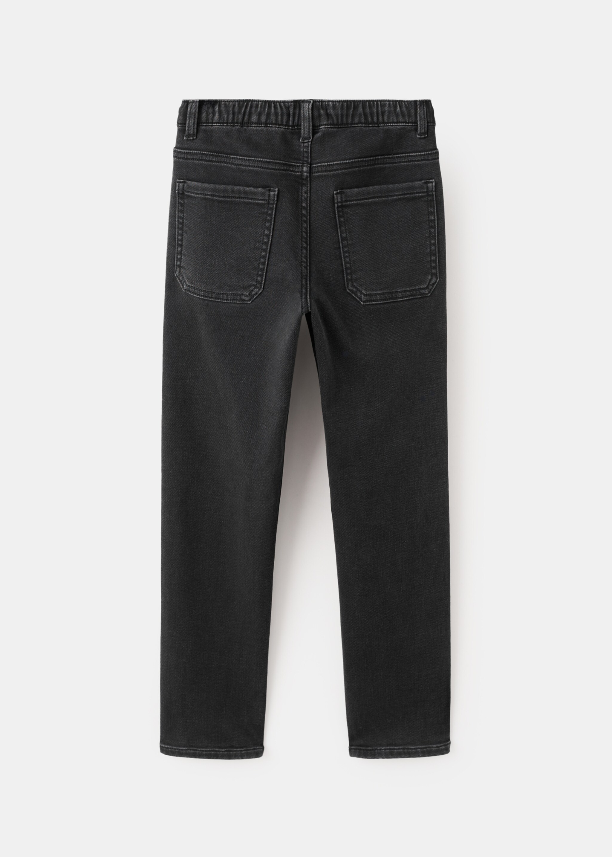 Jean comfy cordon - Verso de l’article, Black denim. Ref: 27081240-00.