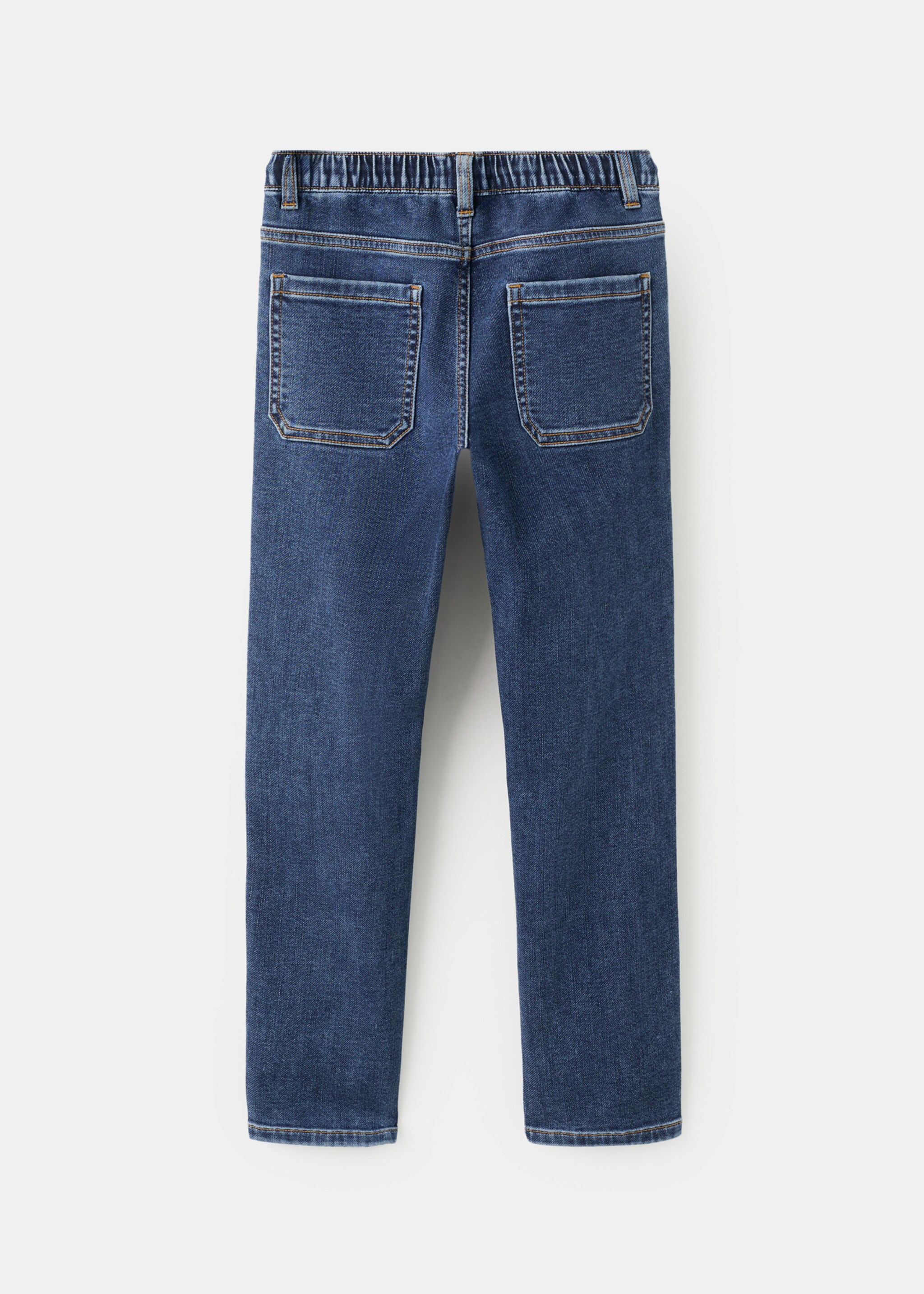 Jean comfy cordon - Verso de l’article, Bleu foncé. Ref: 27081240-00.