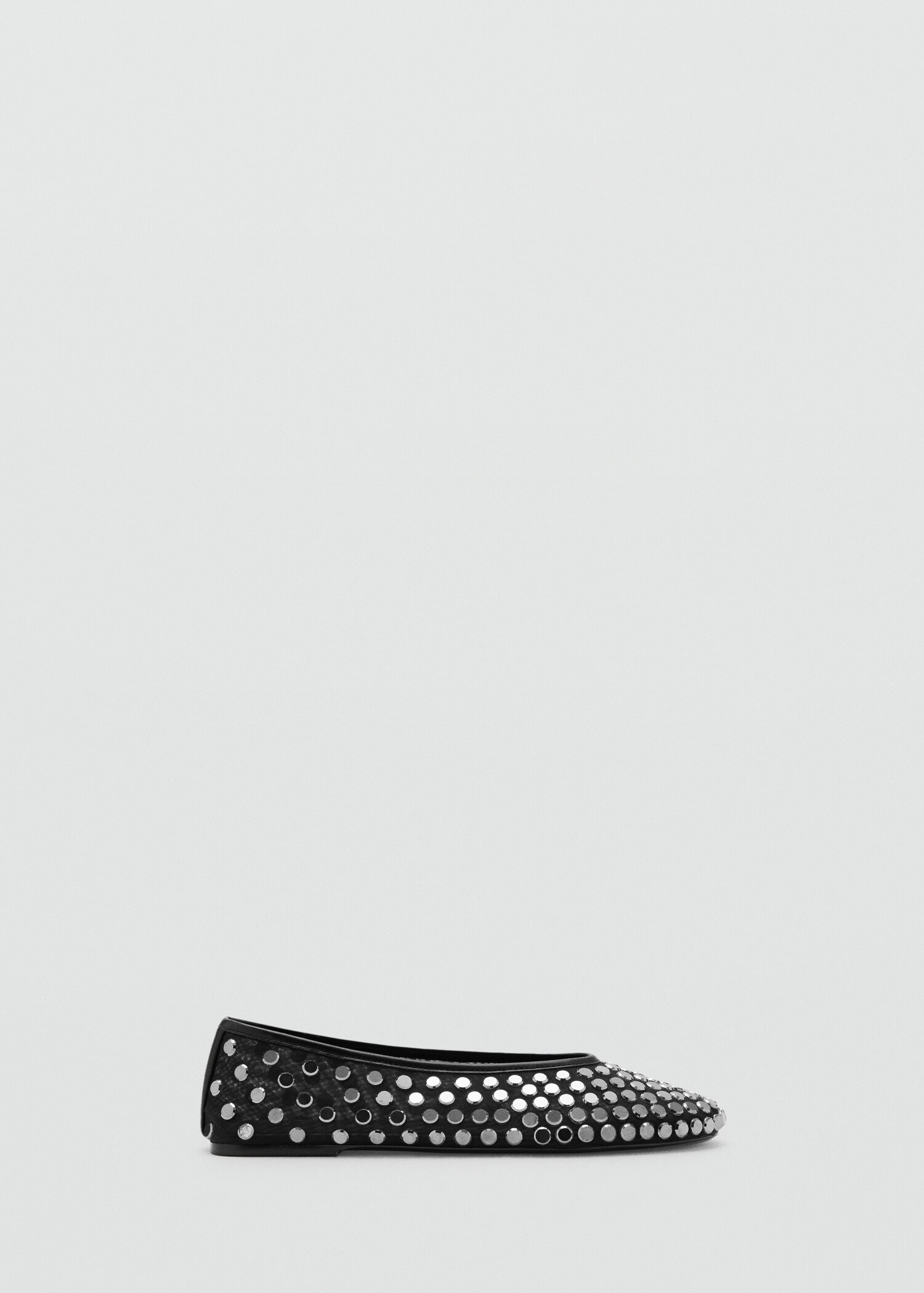 Studded mesh ballerinas - Article without model