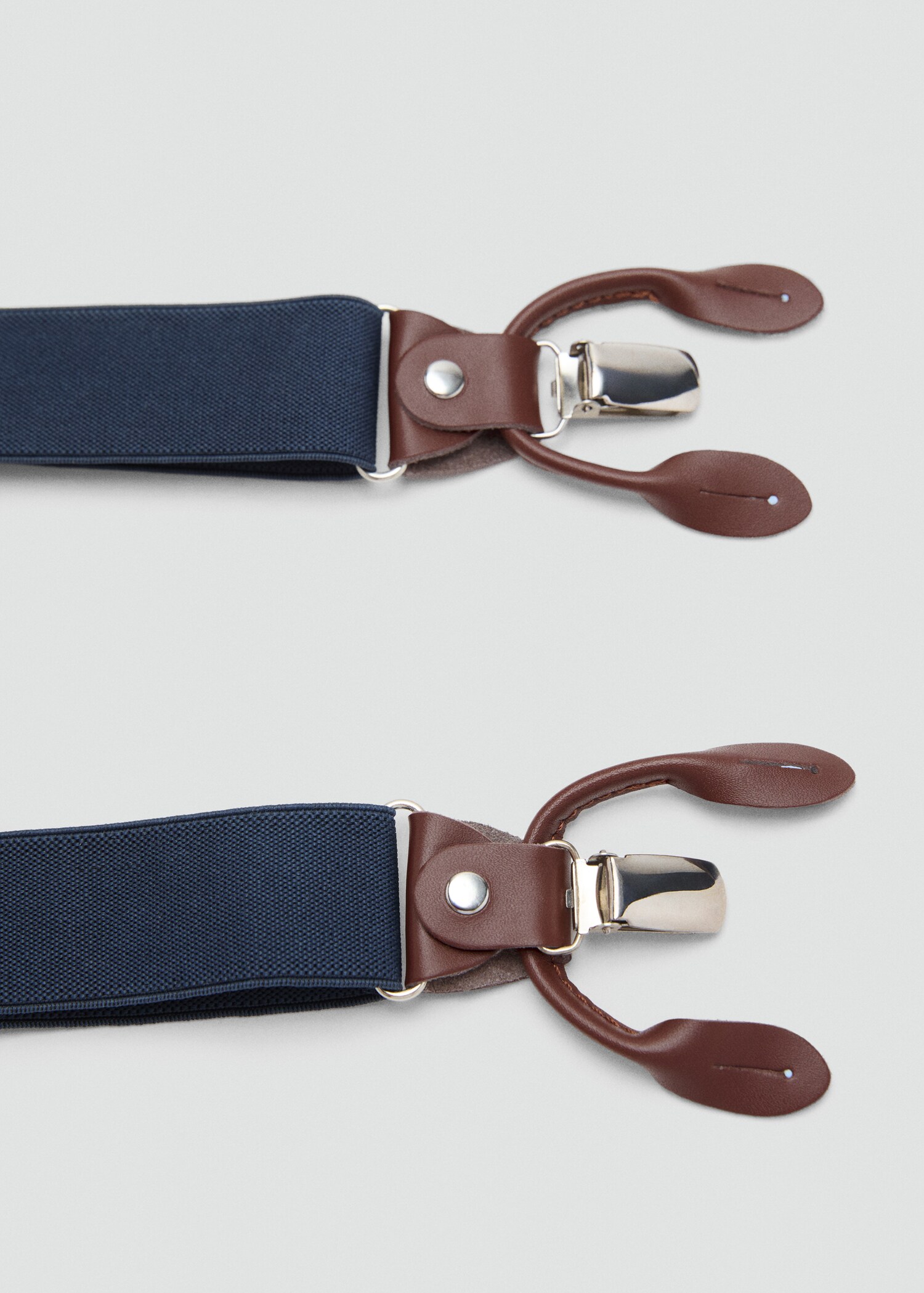 Bretelles pour homme en forme de X de 5 cm de large, réglables et Bretelles pour homme en forme de X de 5 cm de large, réglables et
