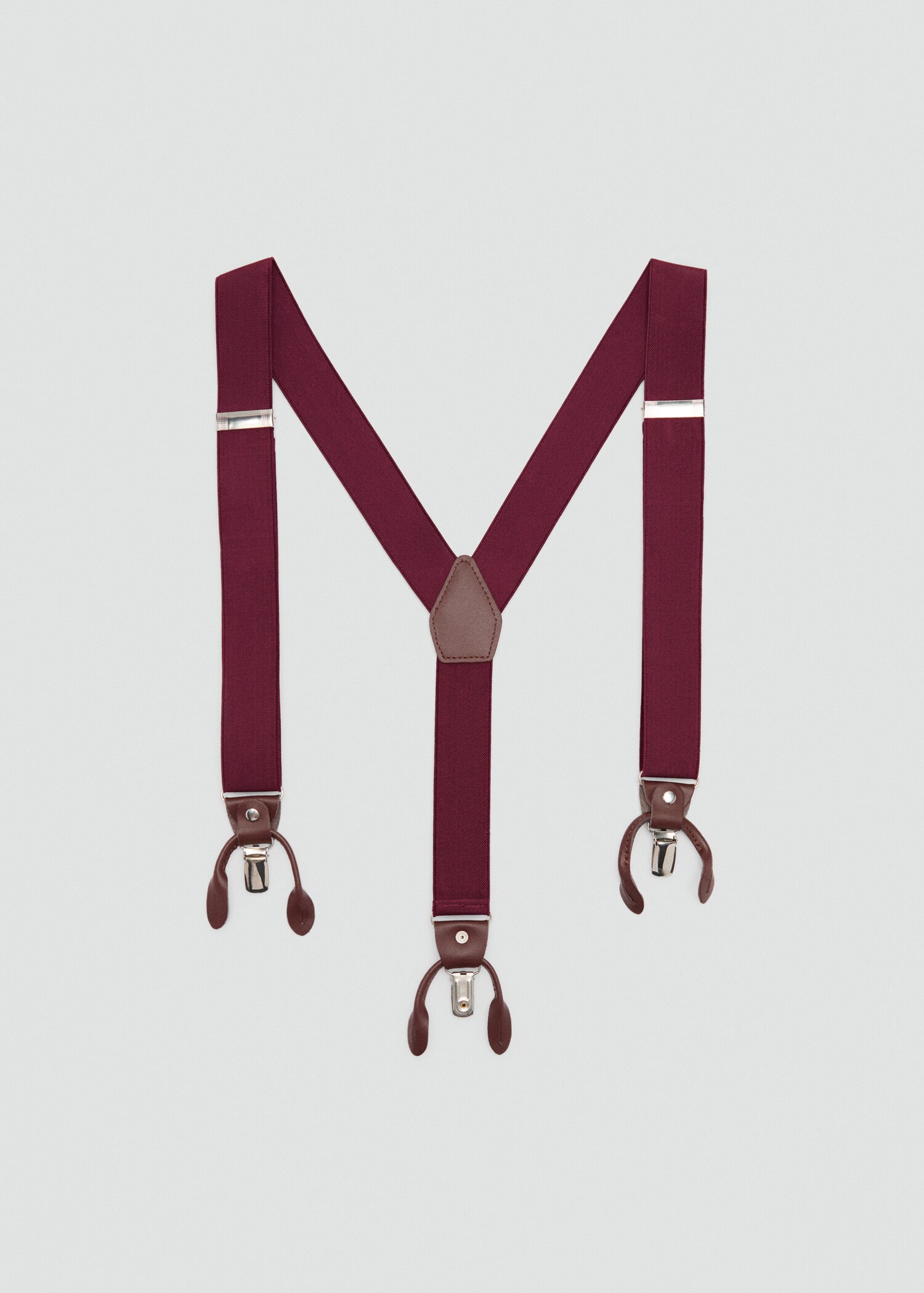 Bretelles élastiques réglables détails cuir - Article sans modèle