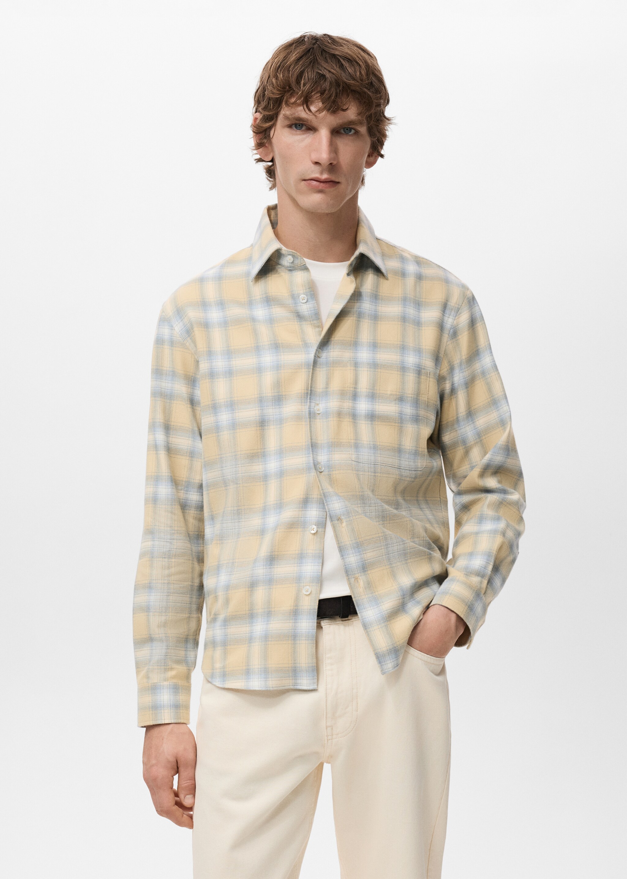 Shirt sohoa - Medium plane, Pastel Yellow. Ref: 27081247-00.