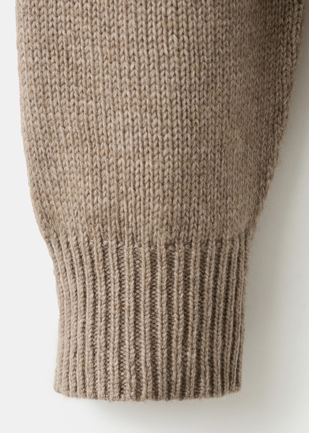 Knitted wool blend cardigan