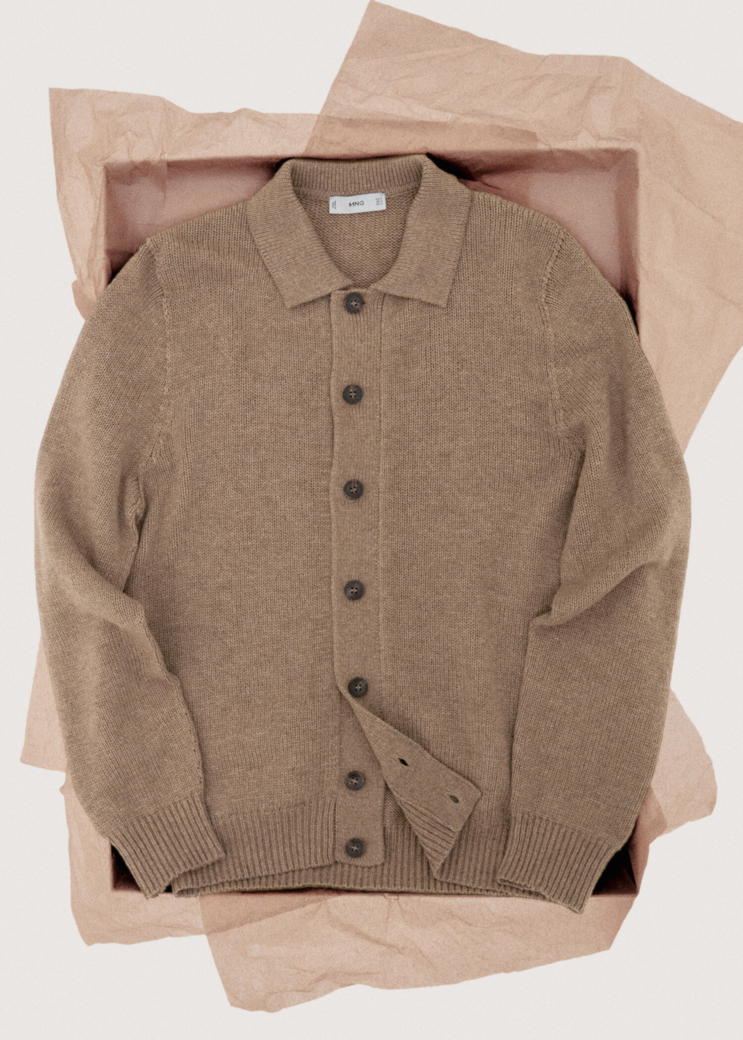 Knitted wool blend cardigan - Details of the article 9