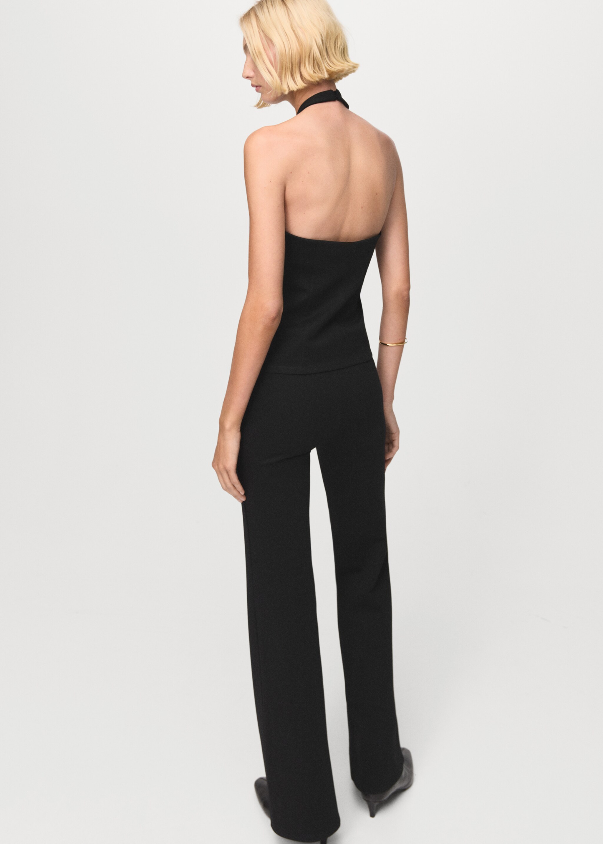 Leggings detalle costuras - Reverso del artículo, Negro. Ref: 27081251-00.