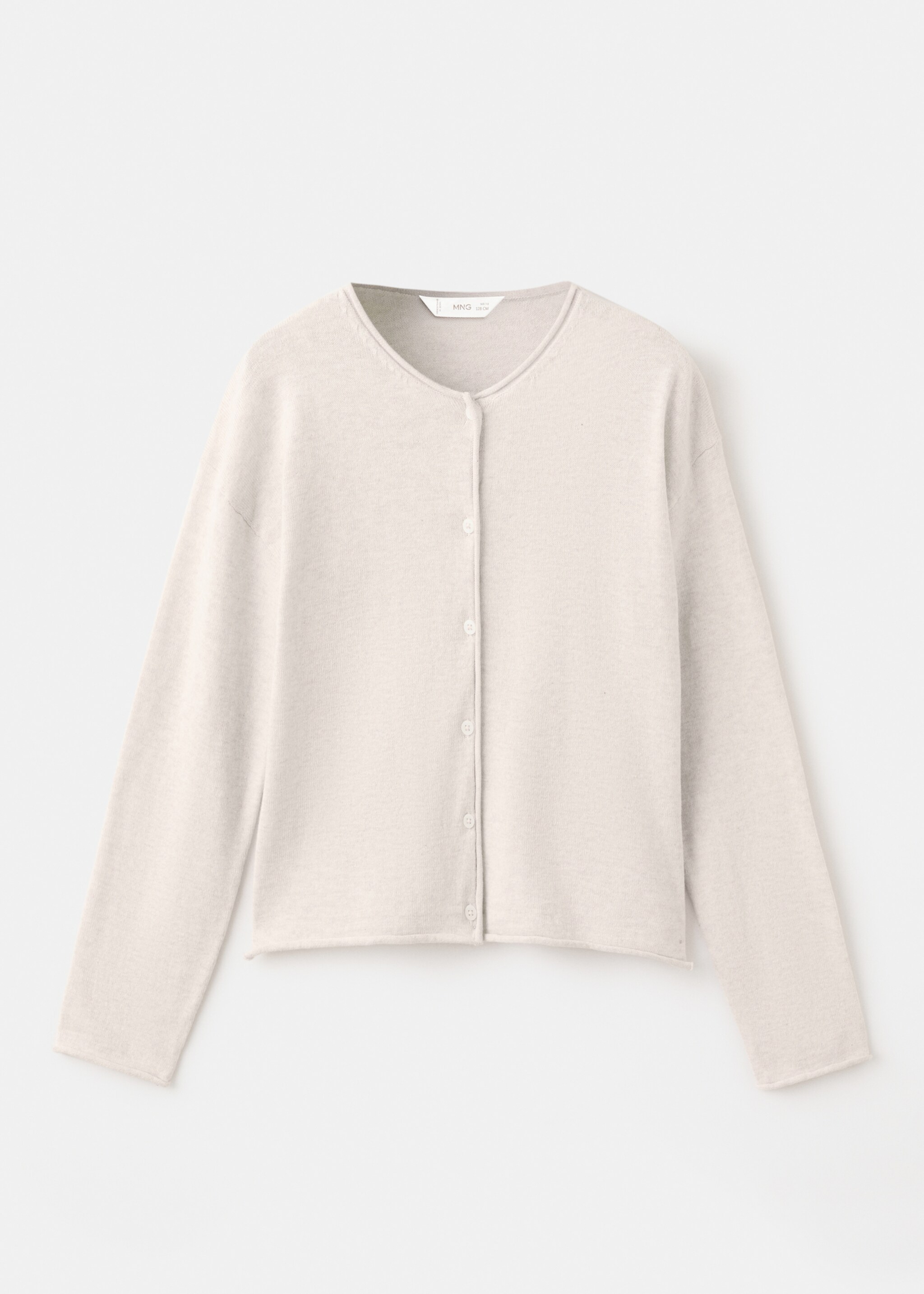 Long sleeves knit cardigan - Article without model, Beige. Ref: 27081252-00.