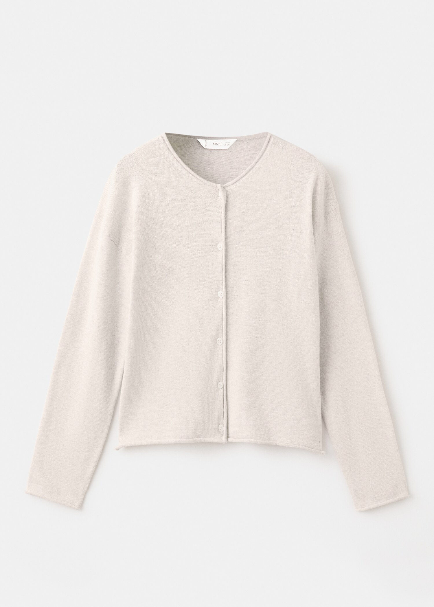 Long sleeves knit cardigan - Article without model