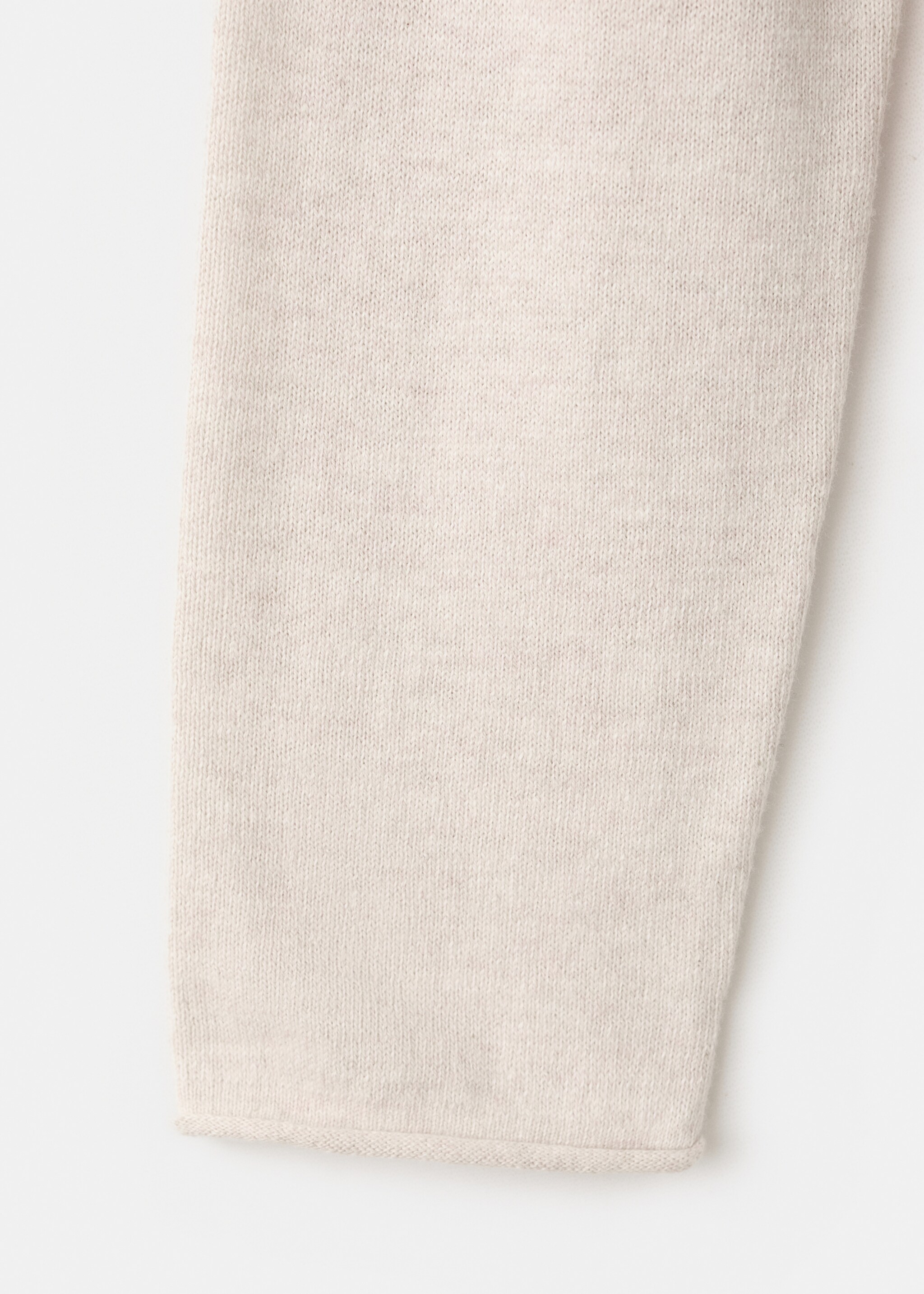 Long sleeves knit cardigan - Details of the article 0, Beige. Ref: 27081252-00.