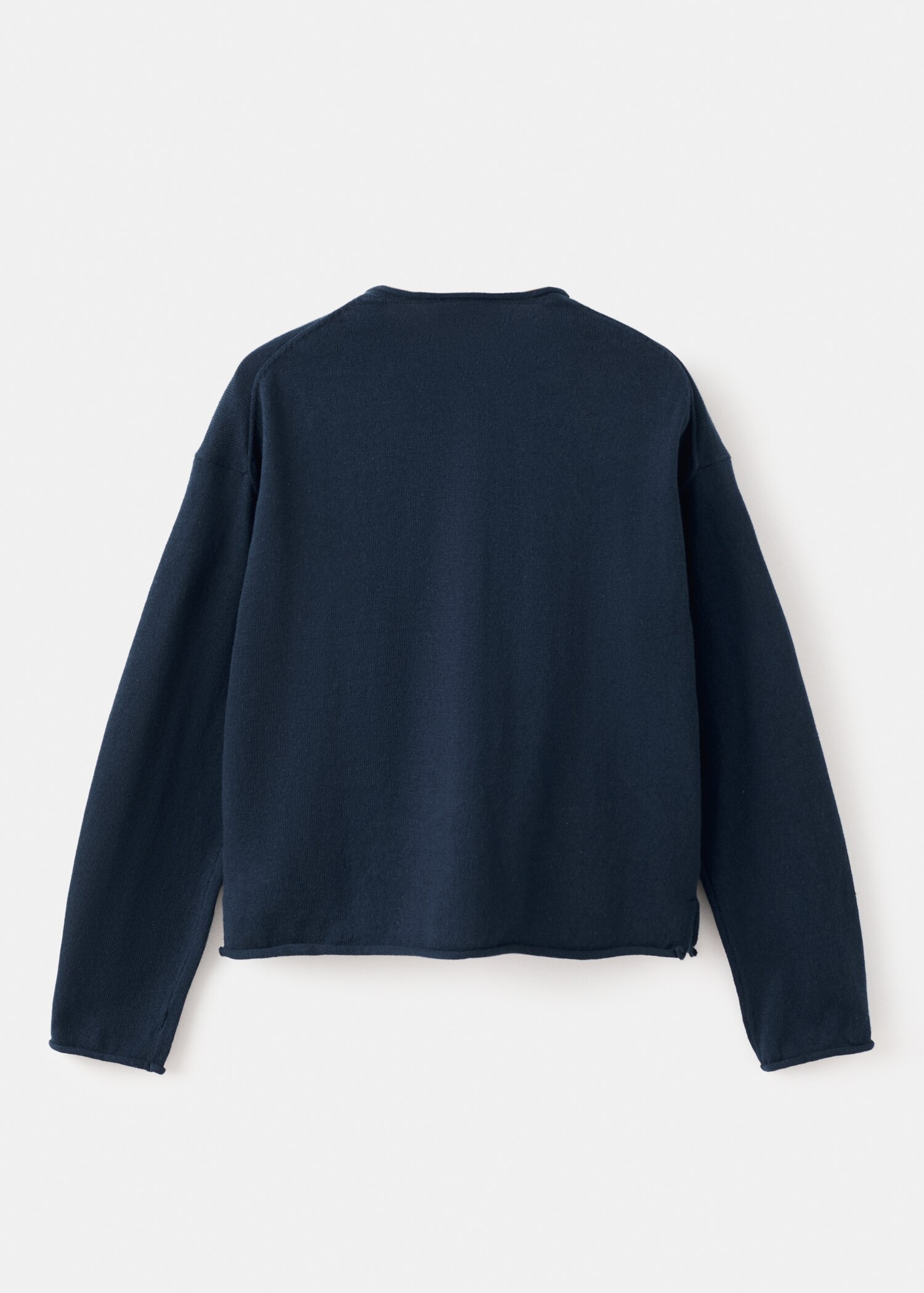 Long sleeves knit cardigan - Reverse of the article