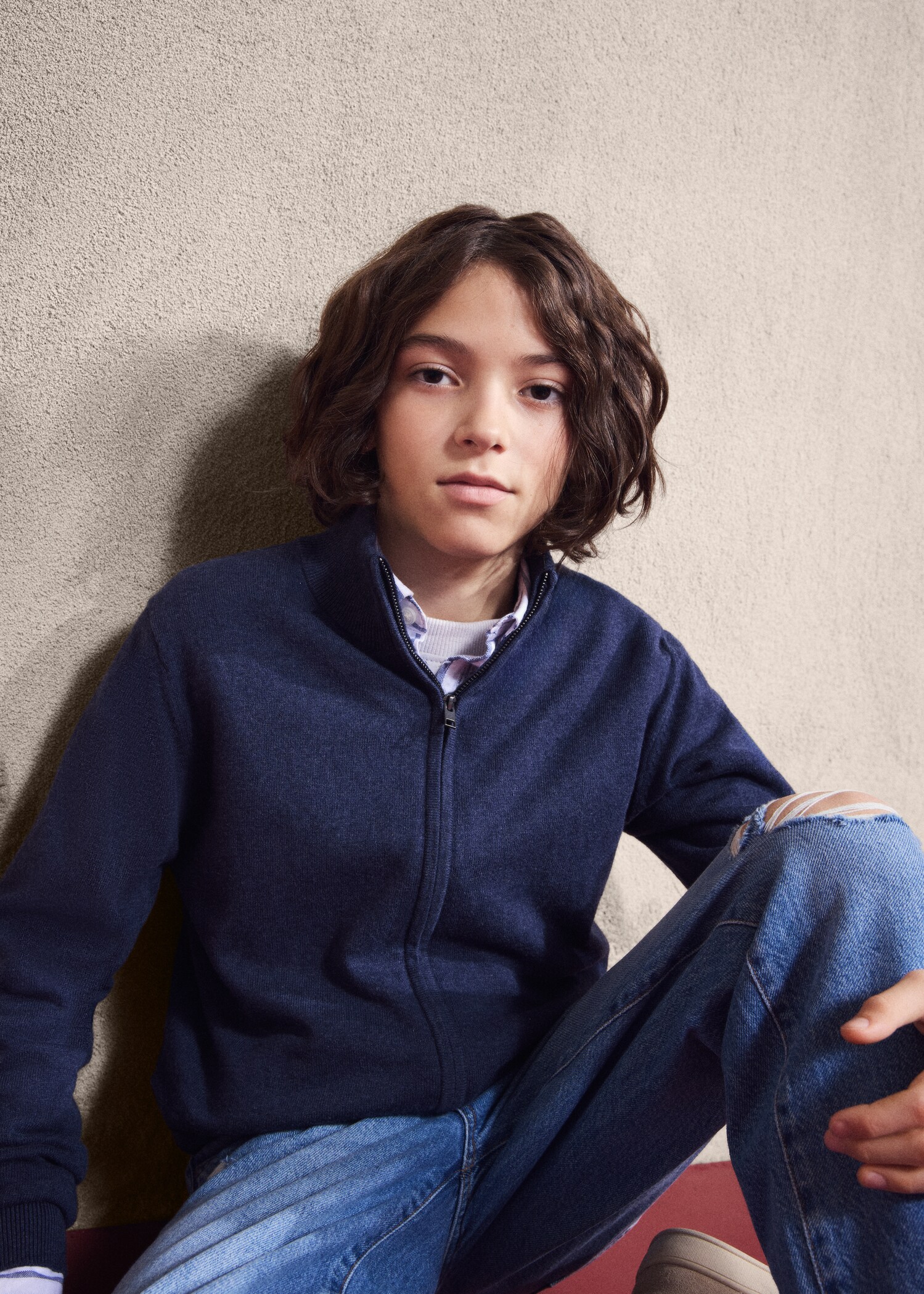 Zipped knit cardigan - Details of the article 5