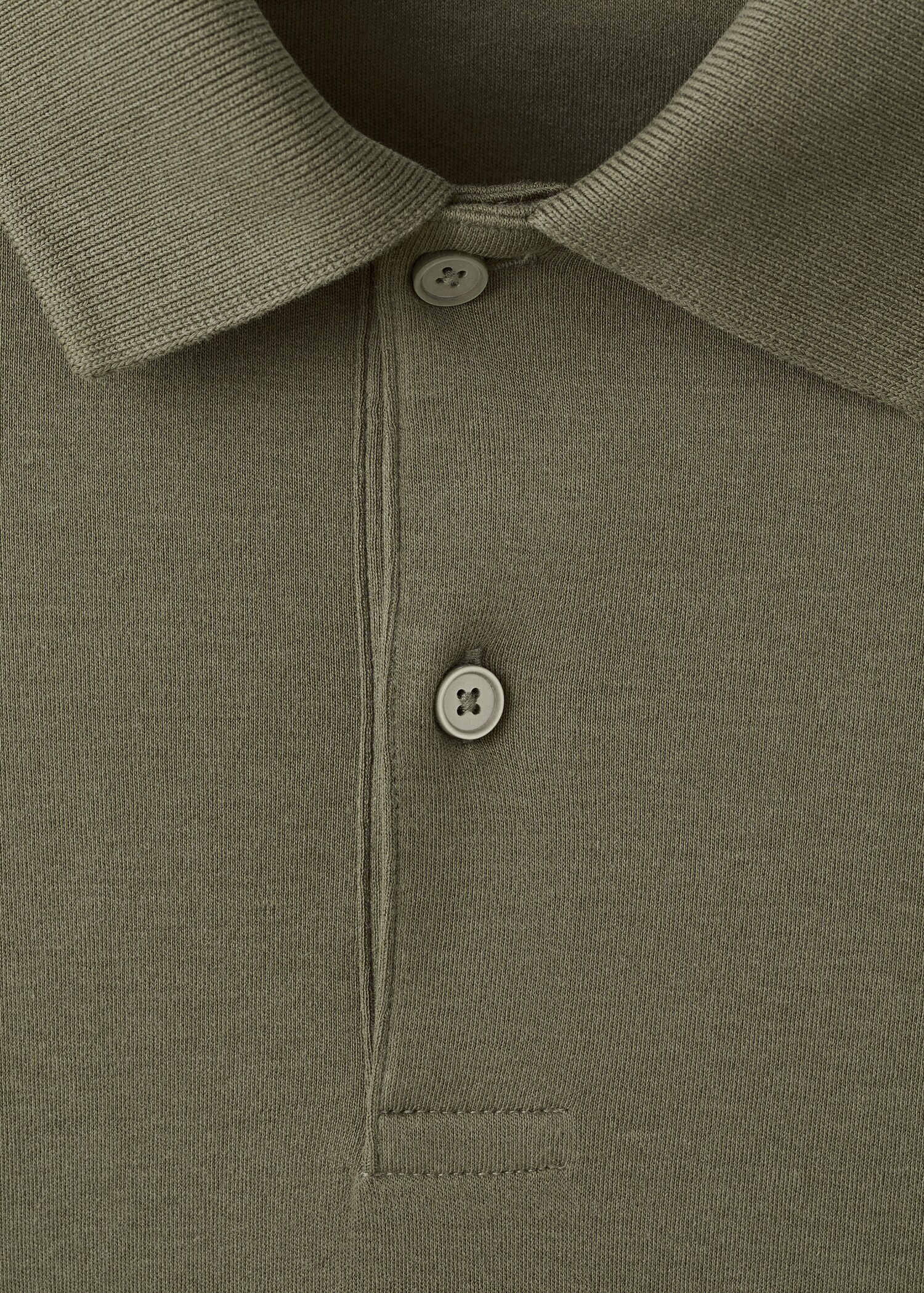 Regular-fit knitted polo sweater - Details of the article 0