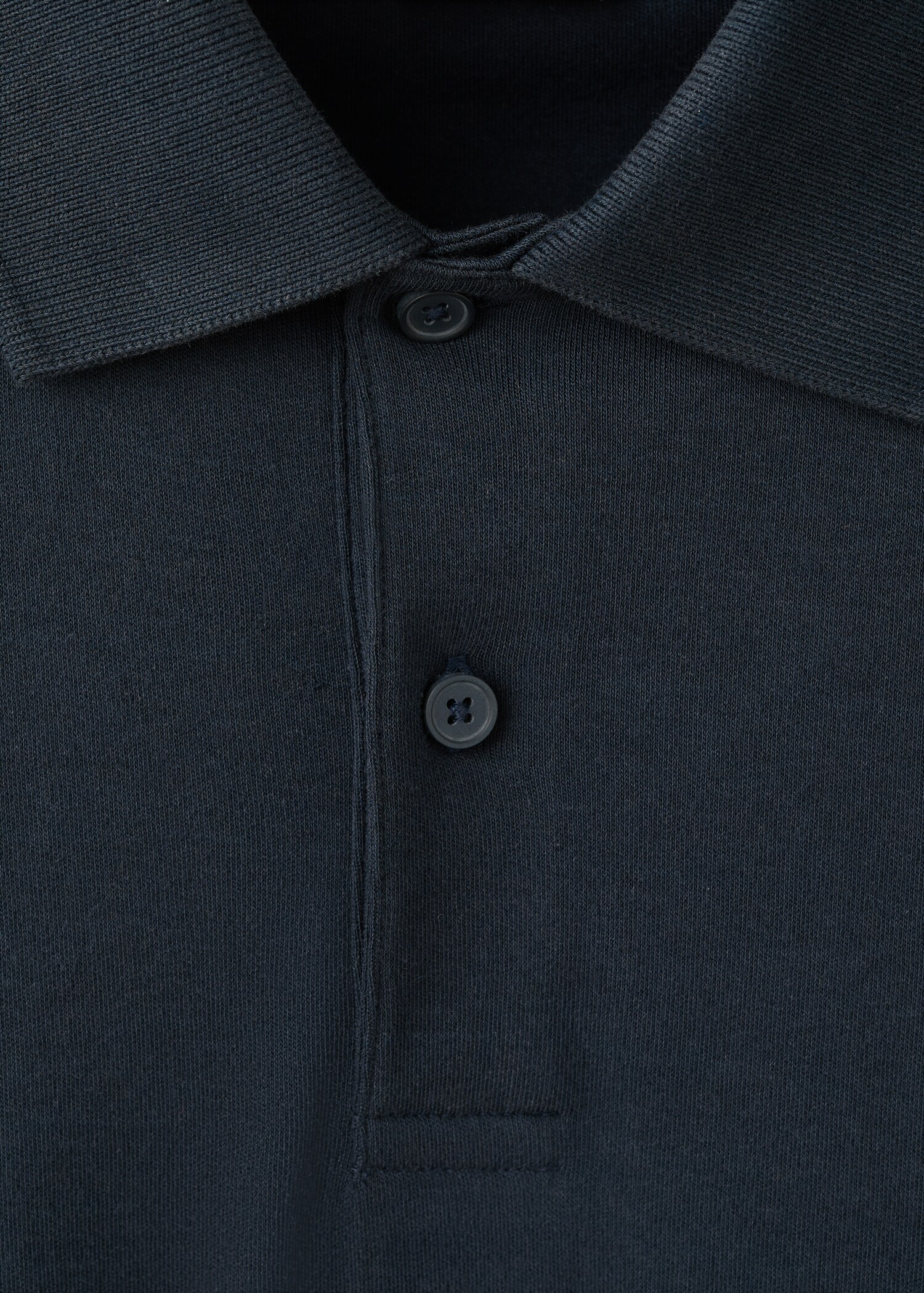 Regular-fit knitted polo sweater - Details of the article 0