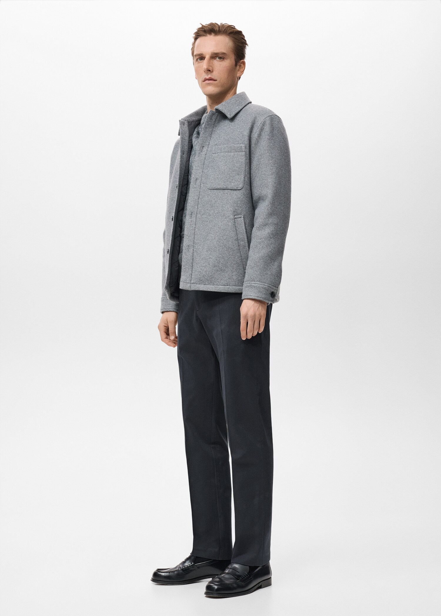 Slim fit cotton pants - Details of the article 2