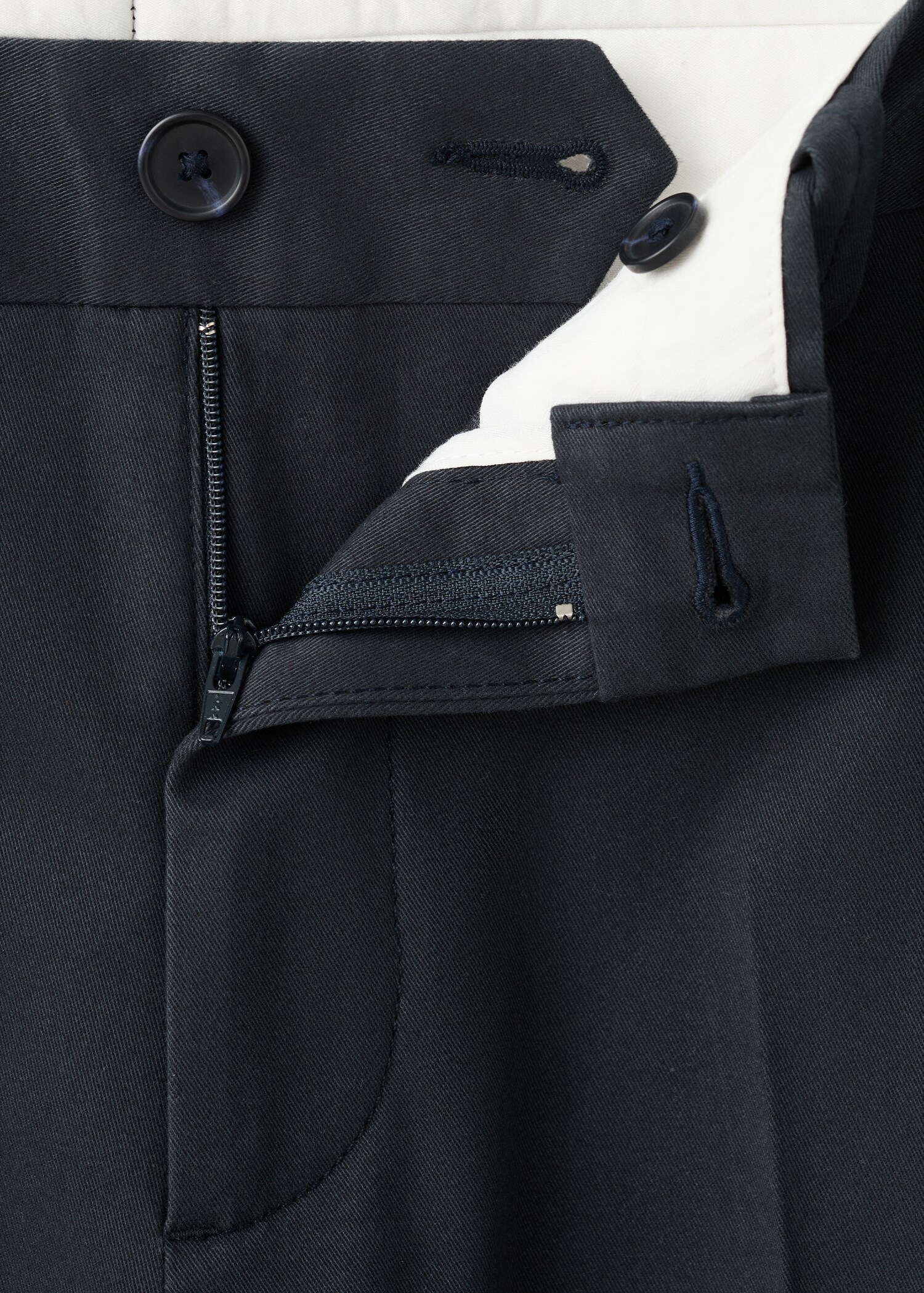 Slim fit cotton pants - Details of the article 8