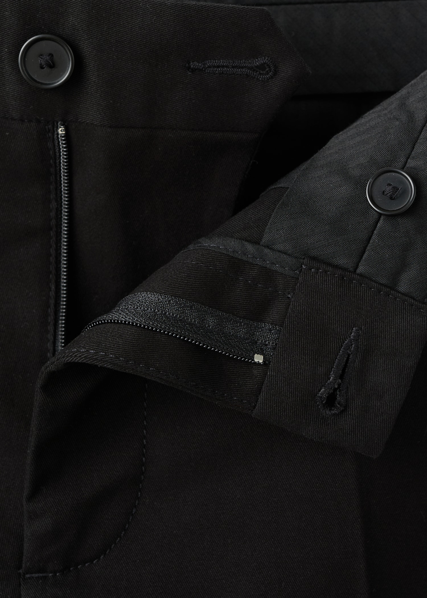 Slim fit cotton pants - Details of the article 0