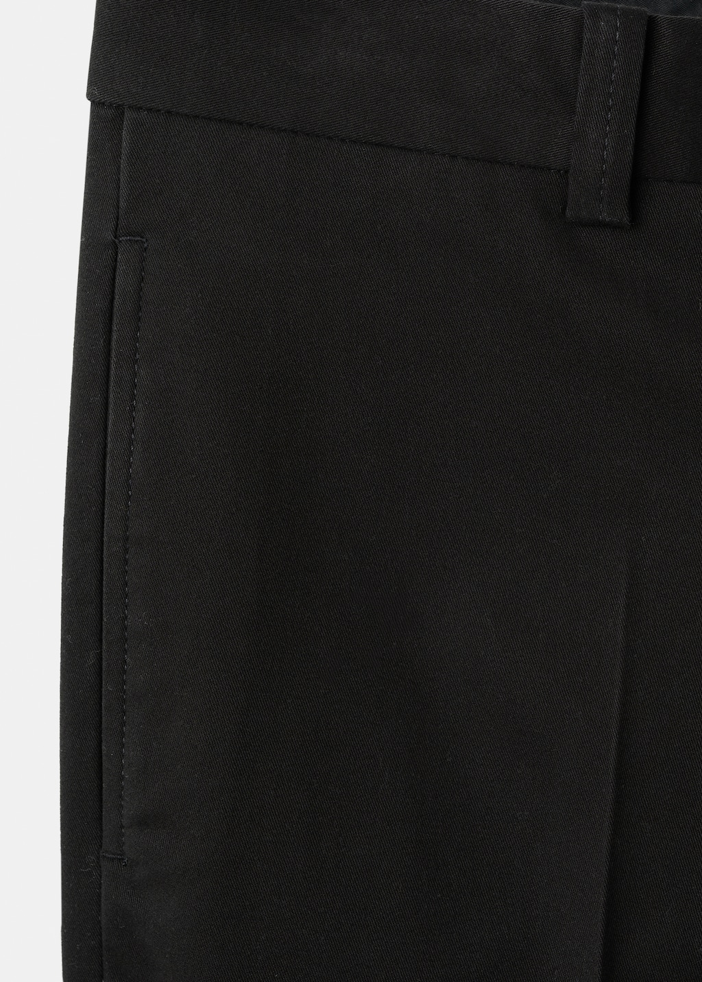 Slim fit cotton pants