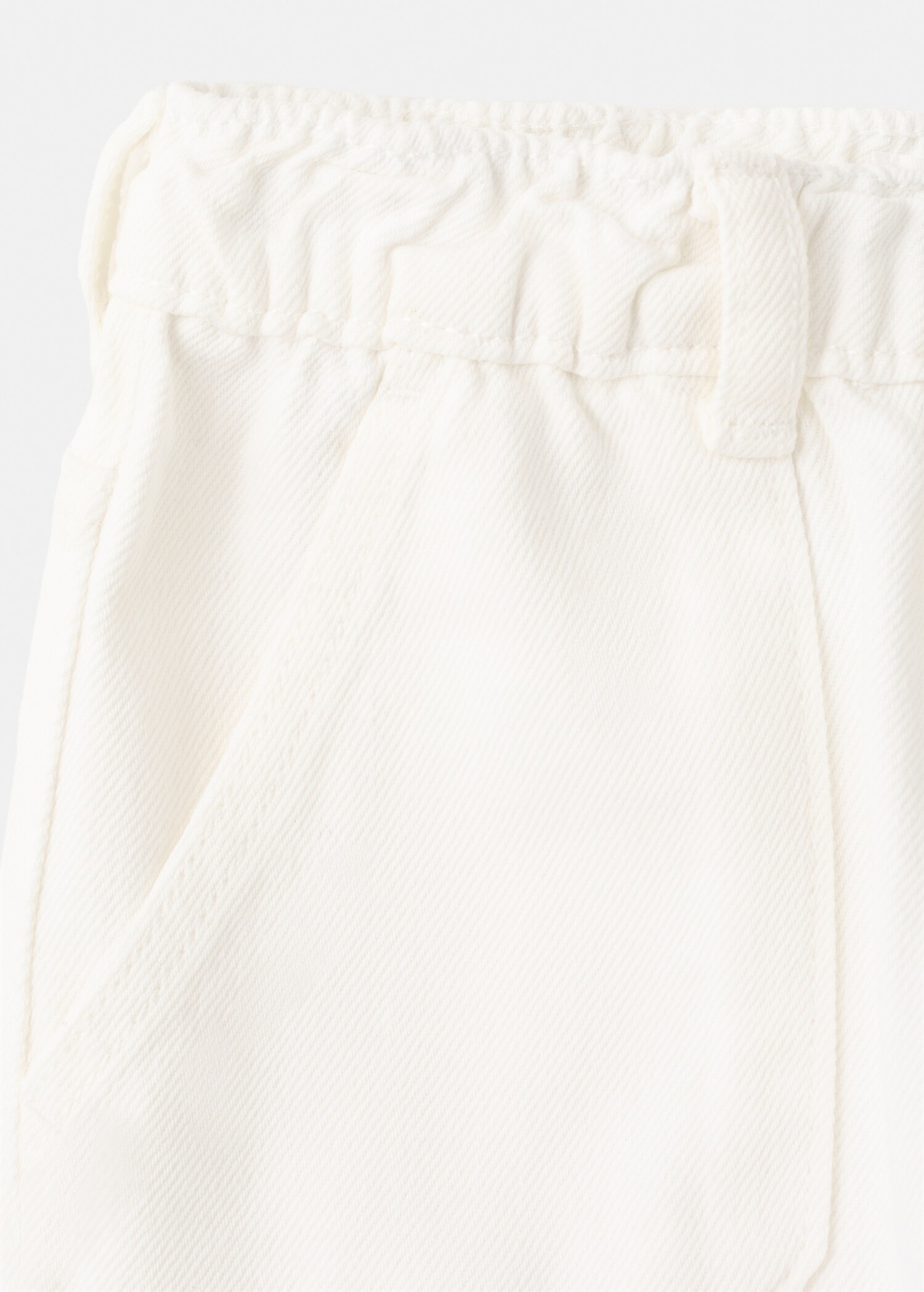 Straight-fit jeans with elastic waist - Details of the article 0