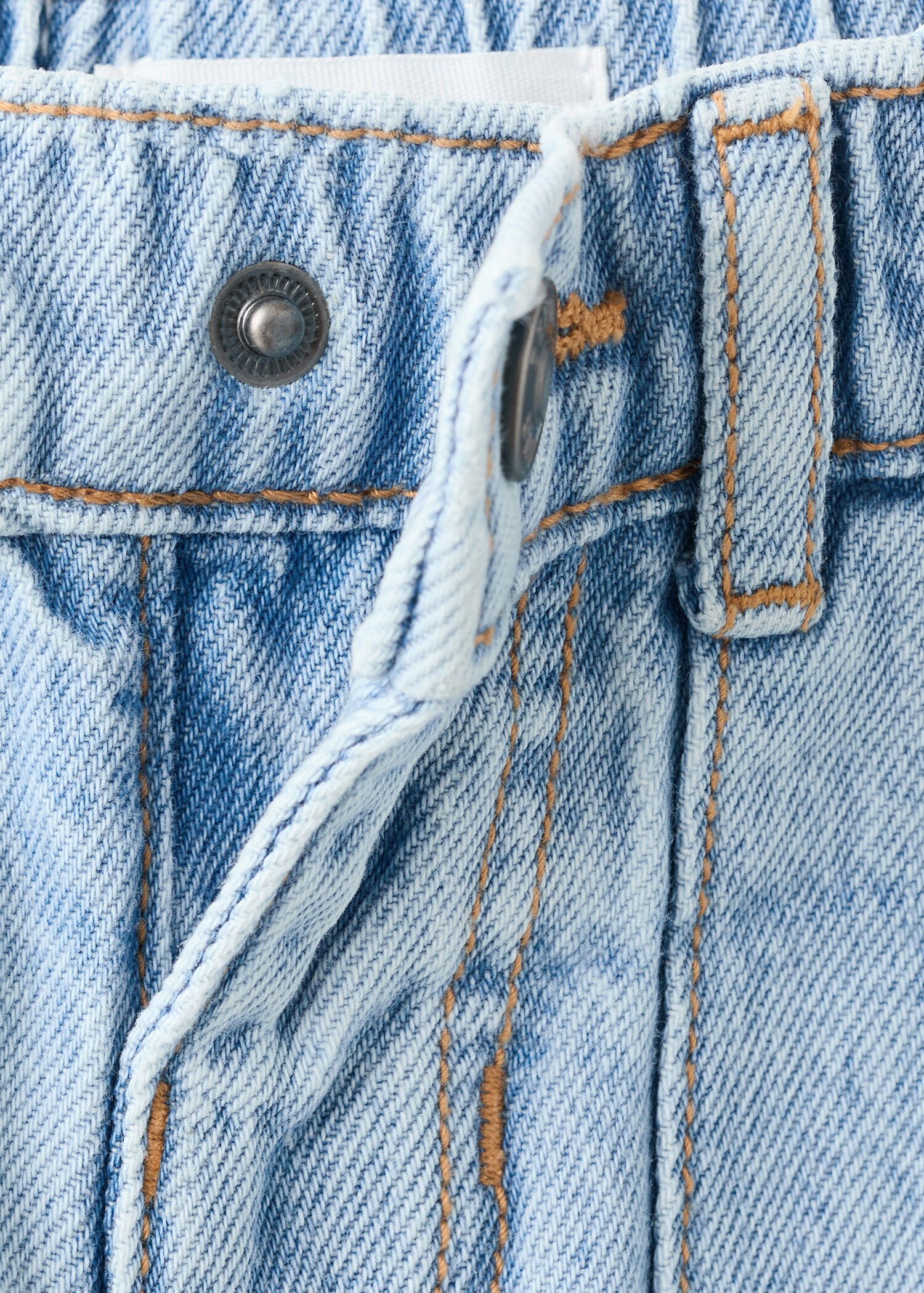 Straight-fit jeans with elastic waist - Details of the article 8