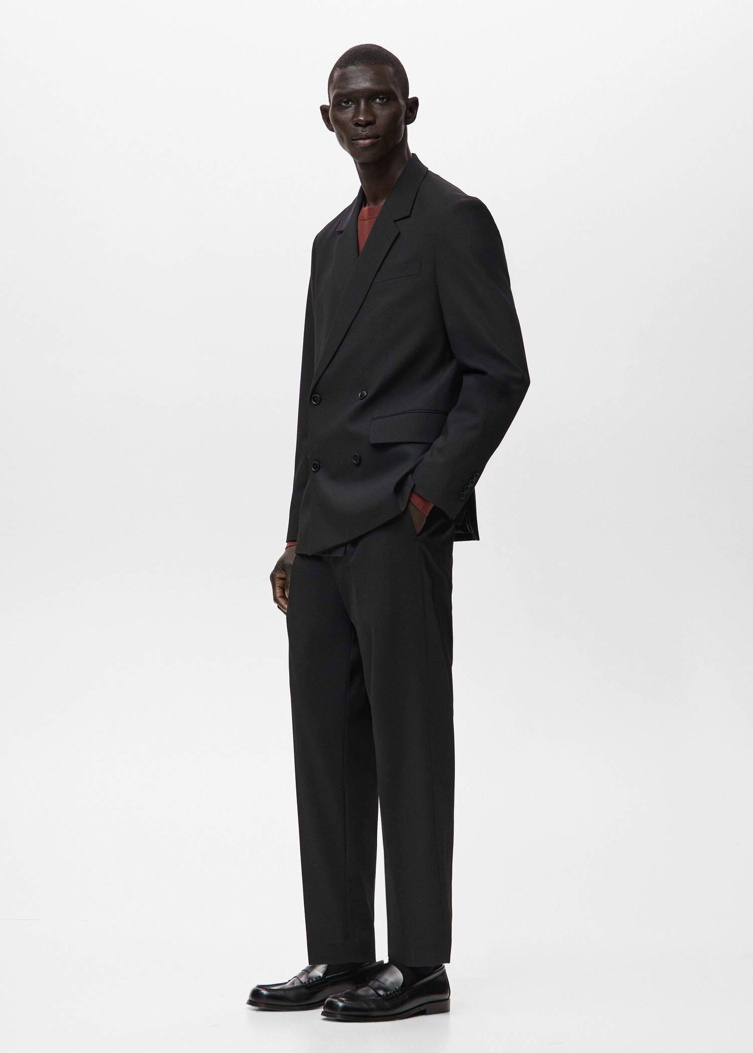 Boston regular-fit suit trousers - Details of the article 2