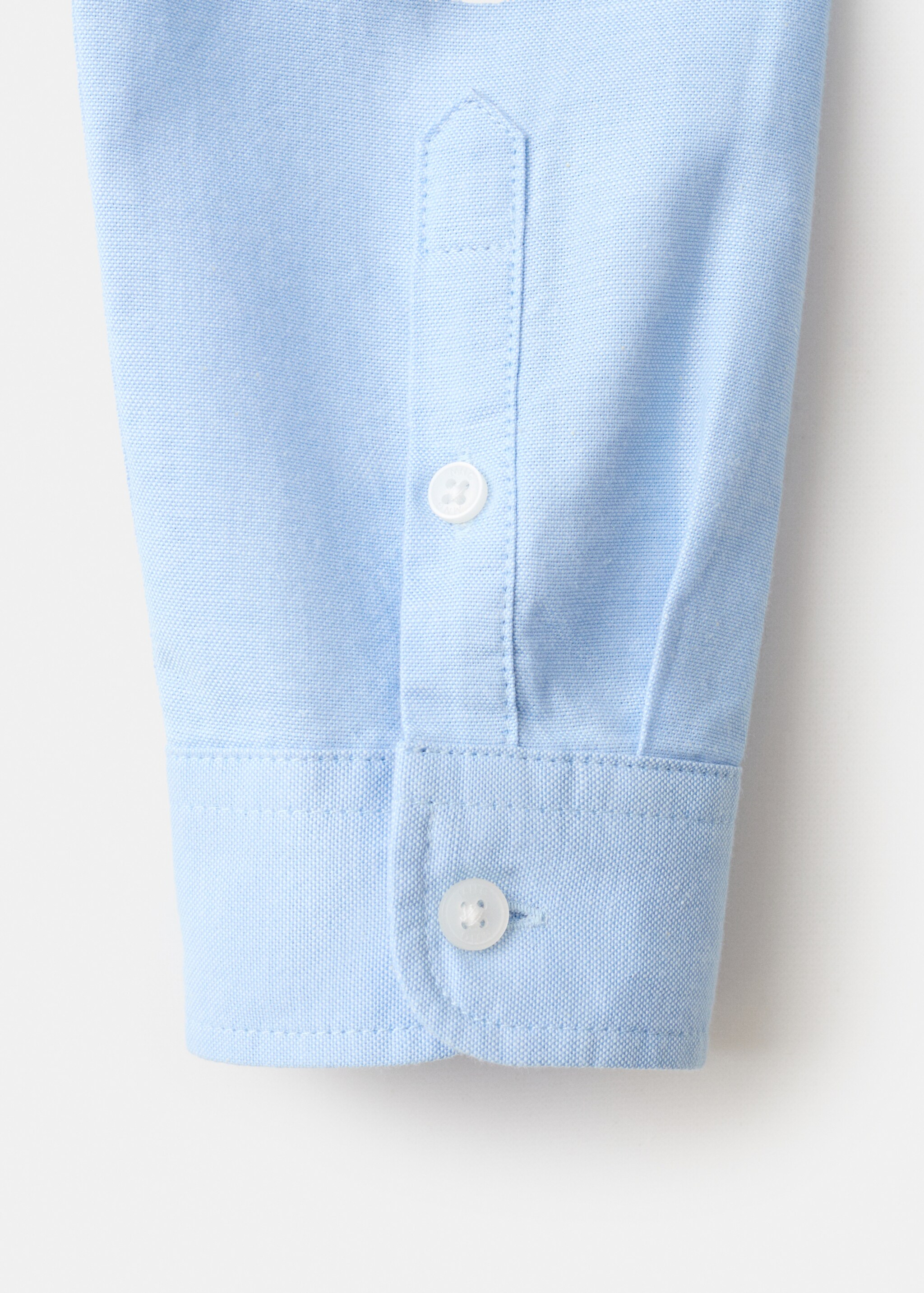 Oxford cotton shirt - Details of the article 0, Sky Blue. Ref: 27081263-00.