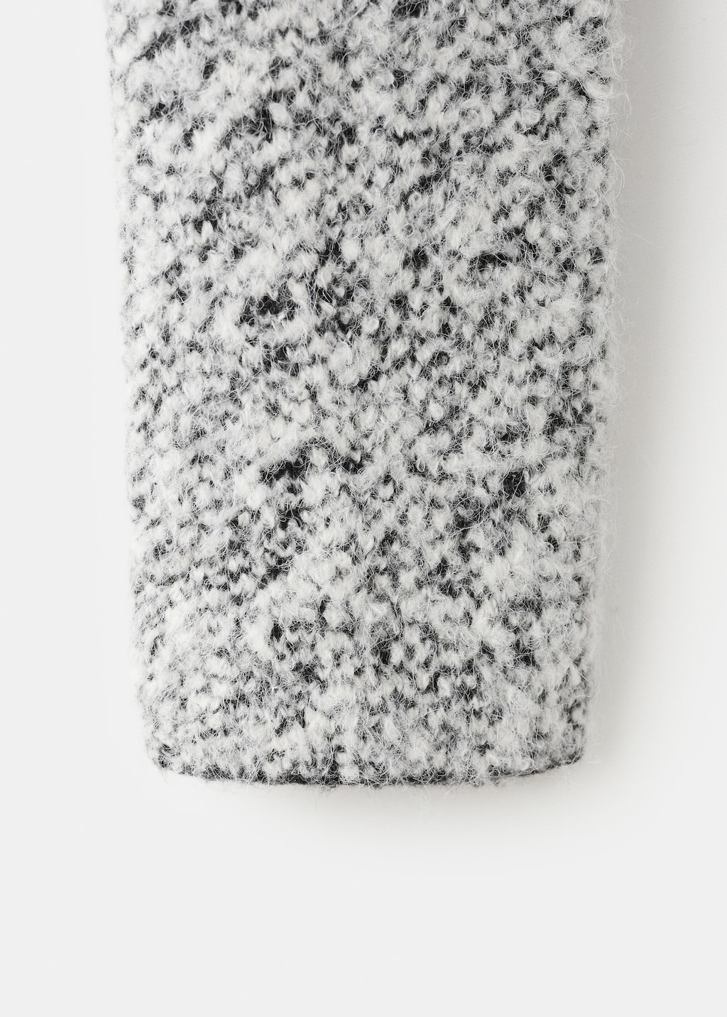 Mango Flecked cotton-blend jacket