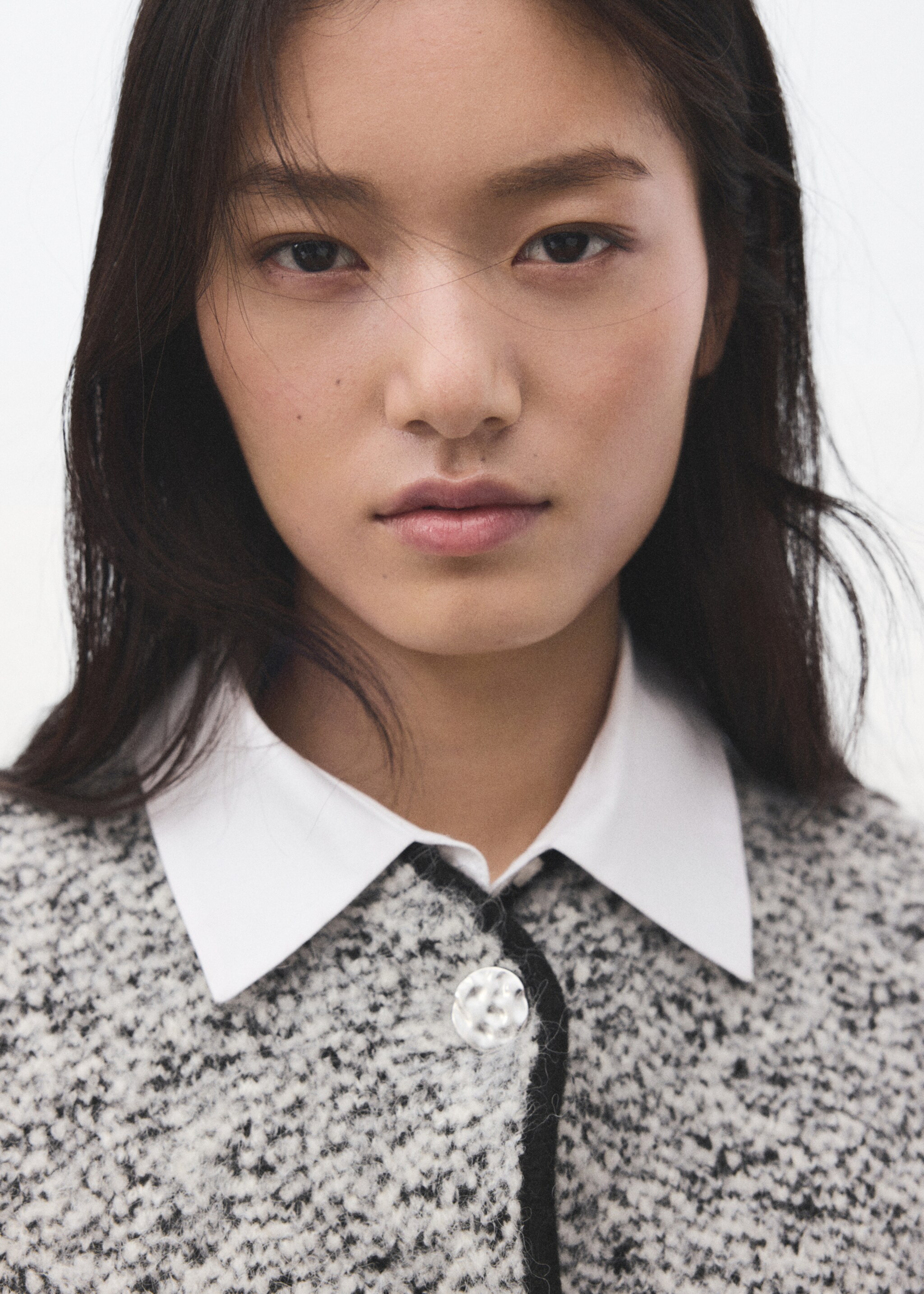 Veste maille jaspée - Détail de l'article 1, Noir. Ref: 27081264-00.