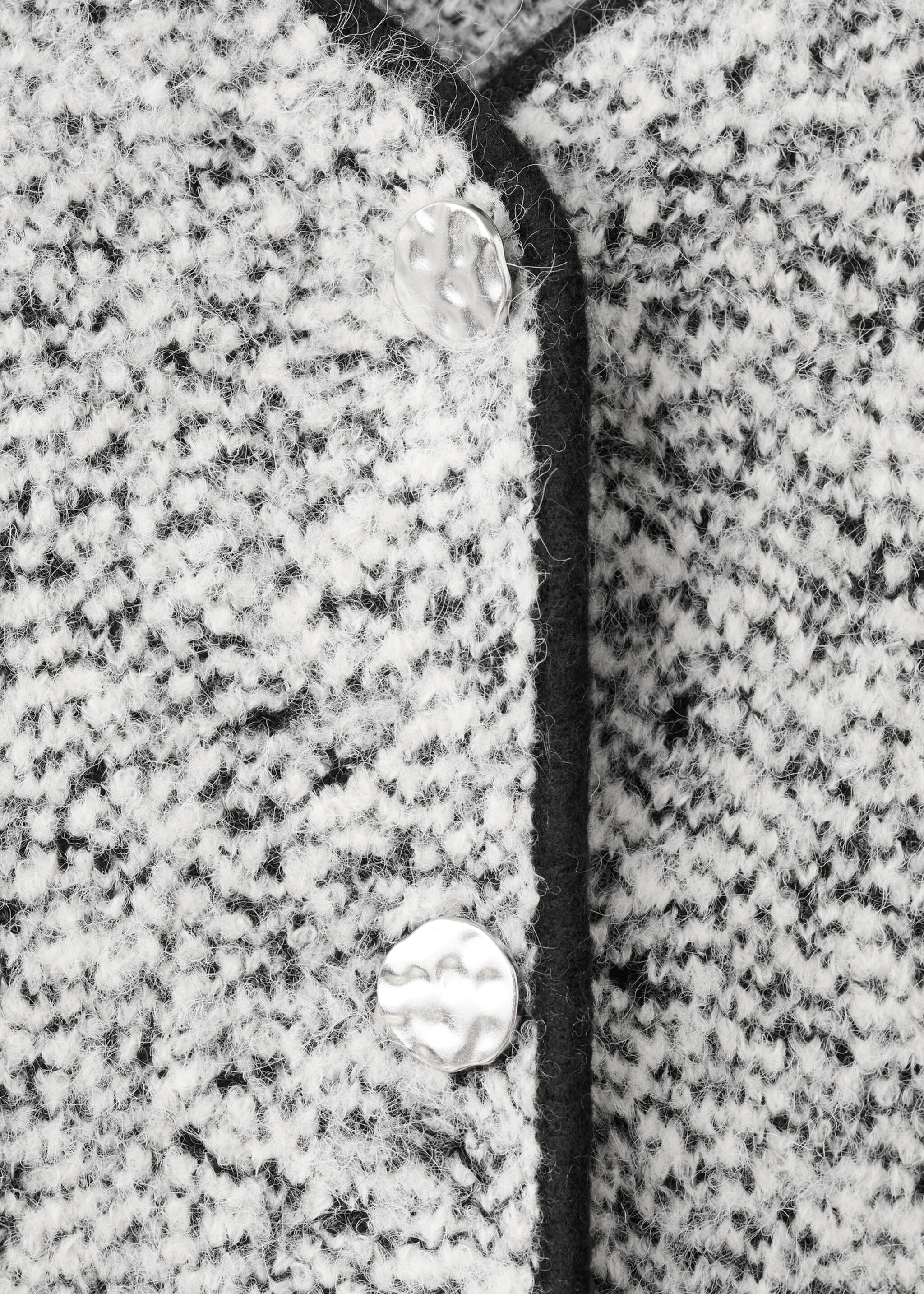 Veste maille jaspée - Détail de l'article 8, Noir. Ref: 27081264-00.