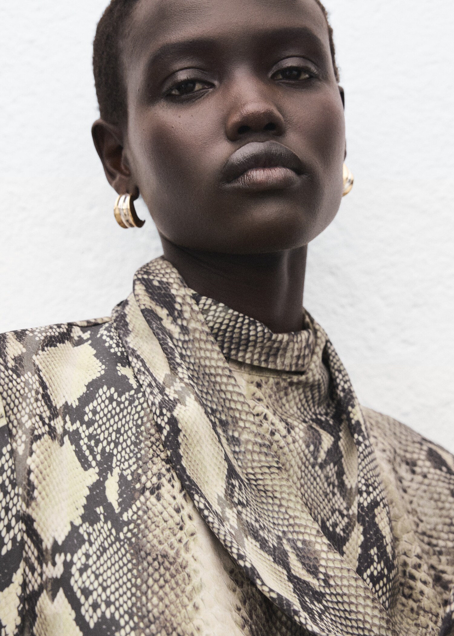 Blusa animal print fular - Detalle del artículo 1