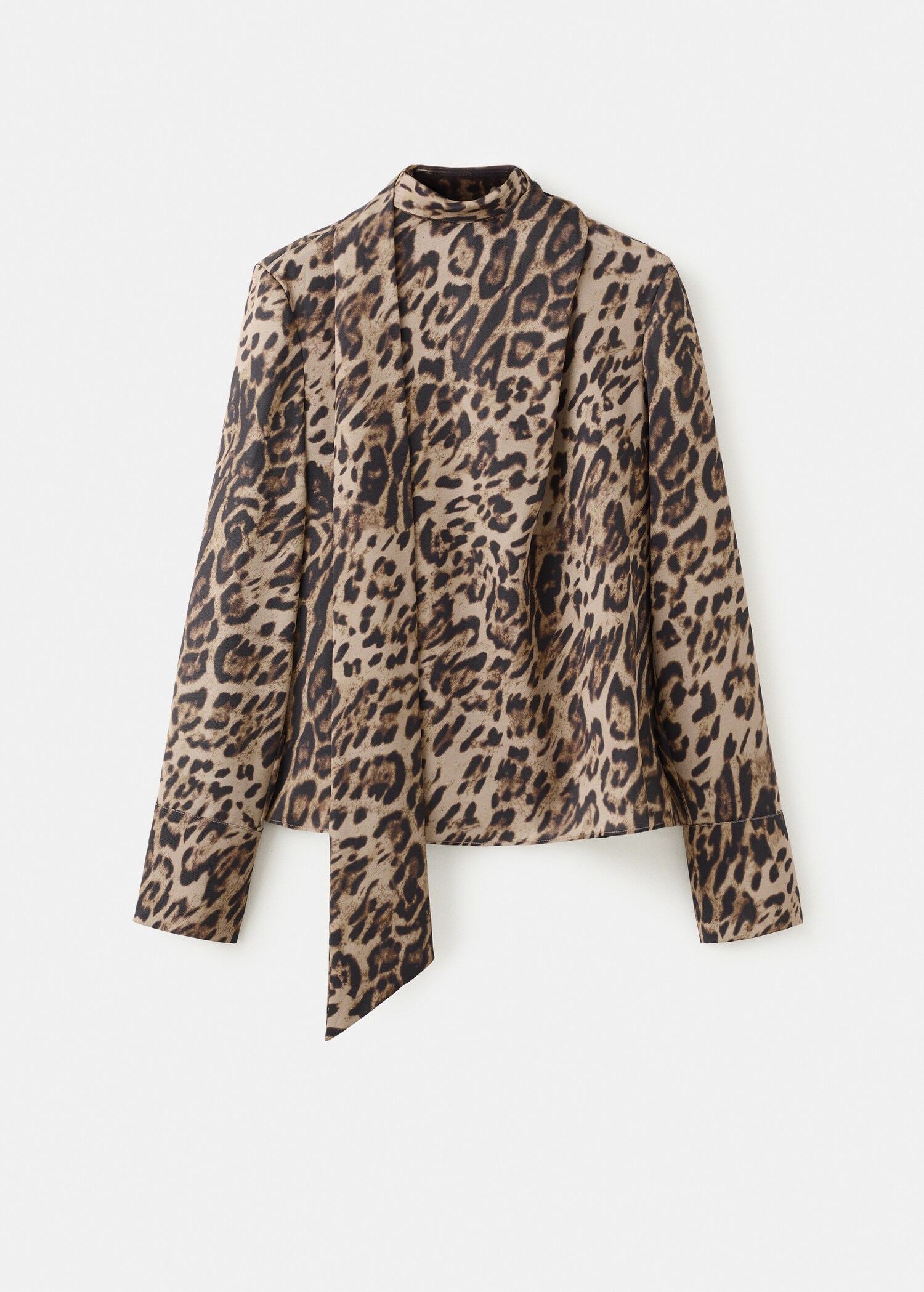 Blusa animal print fular - Artículo sin modelo